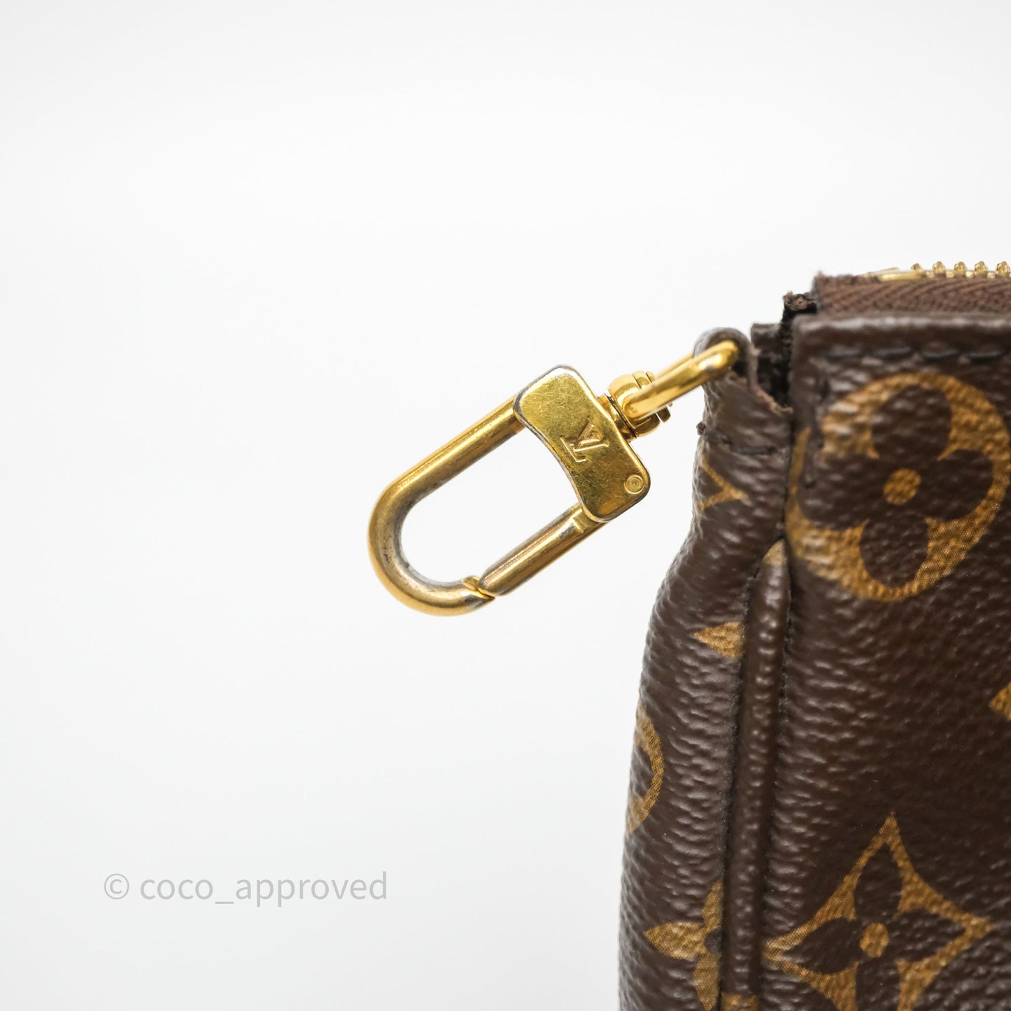 Louis Vuitton Multi Pochette Accessories Khaki Monogram Canvas