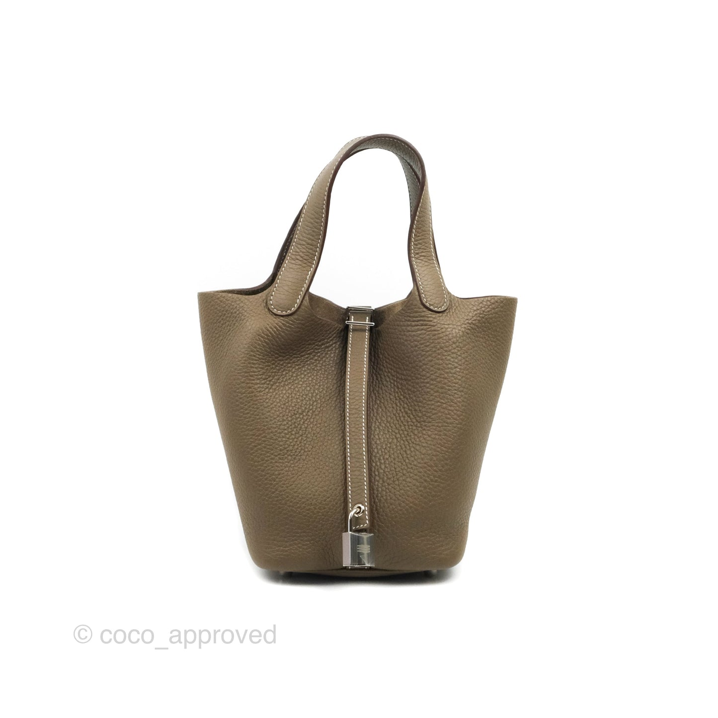 Hermès Picotin Lock 18 Etoupe Clemence Palladium Hardware