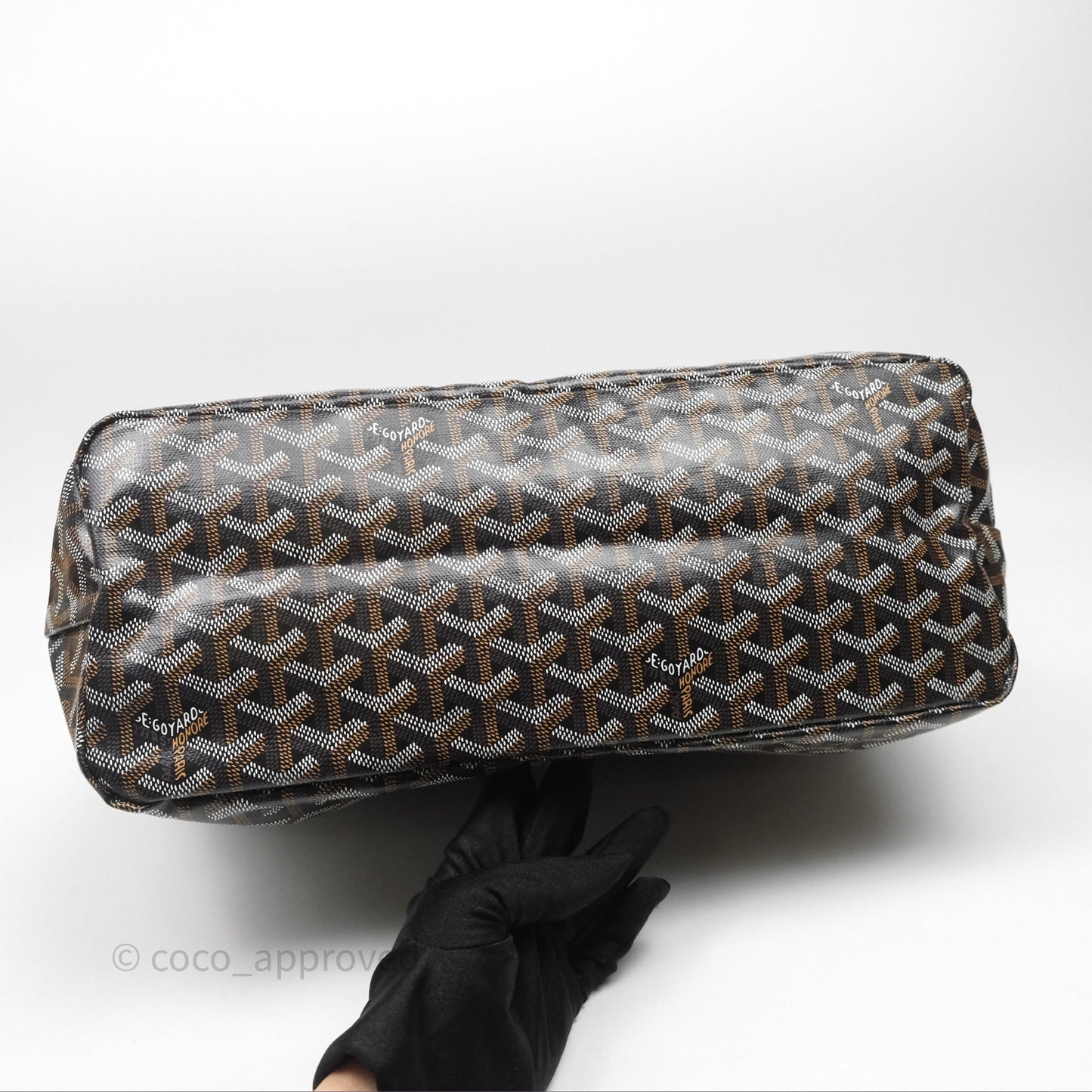 Goyard Bohème Hobo Bag Black Goyardine Canvas