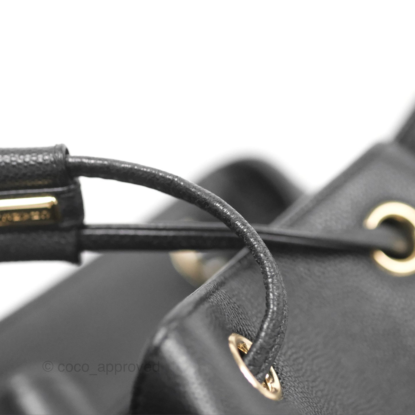 Chanel Quilted Business Affinity Backpack Black Caviar Gold Hardware