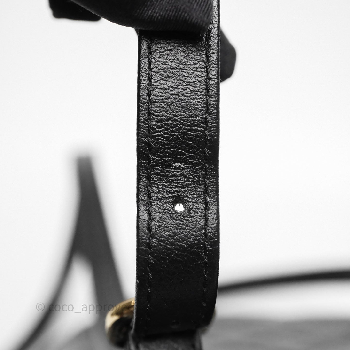 Chanel Duma Backpack Medium Black Calfskin Gold Hardware