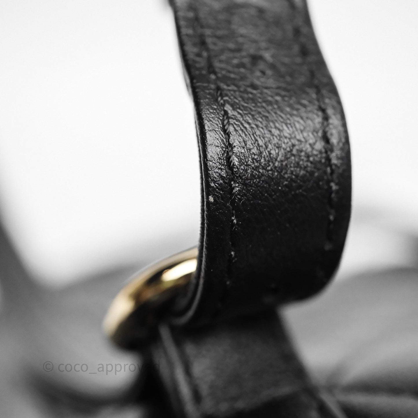 Chanel Duma Backpack Medium Black Calfskin Gold Hardware