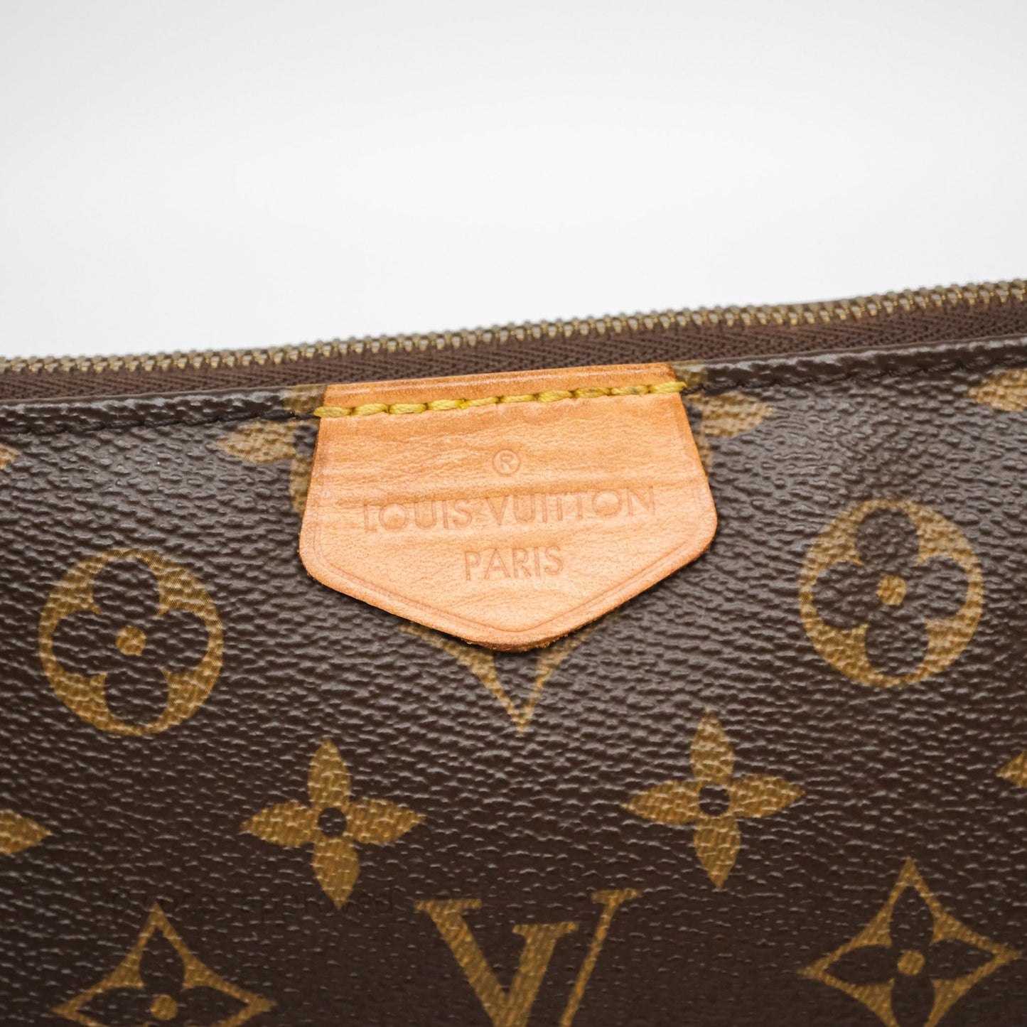 Louis Vuitton Multi Pochette Accessories Khaki Monogram Canvas