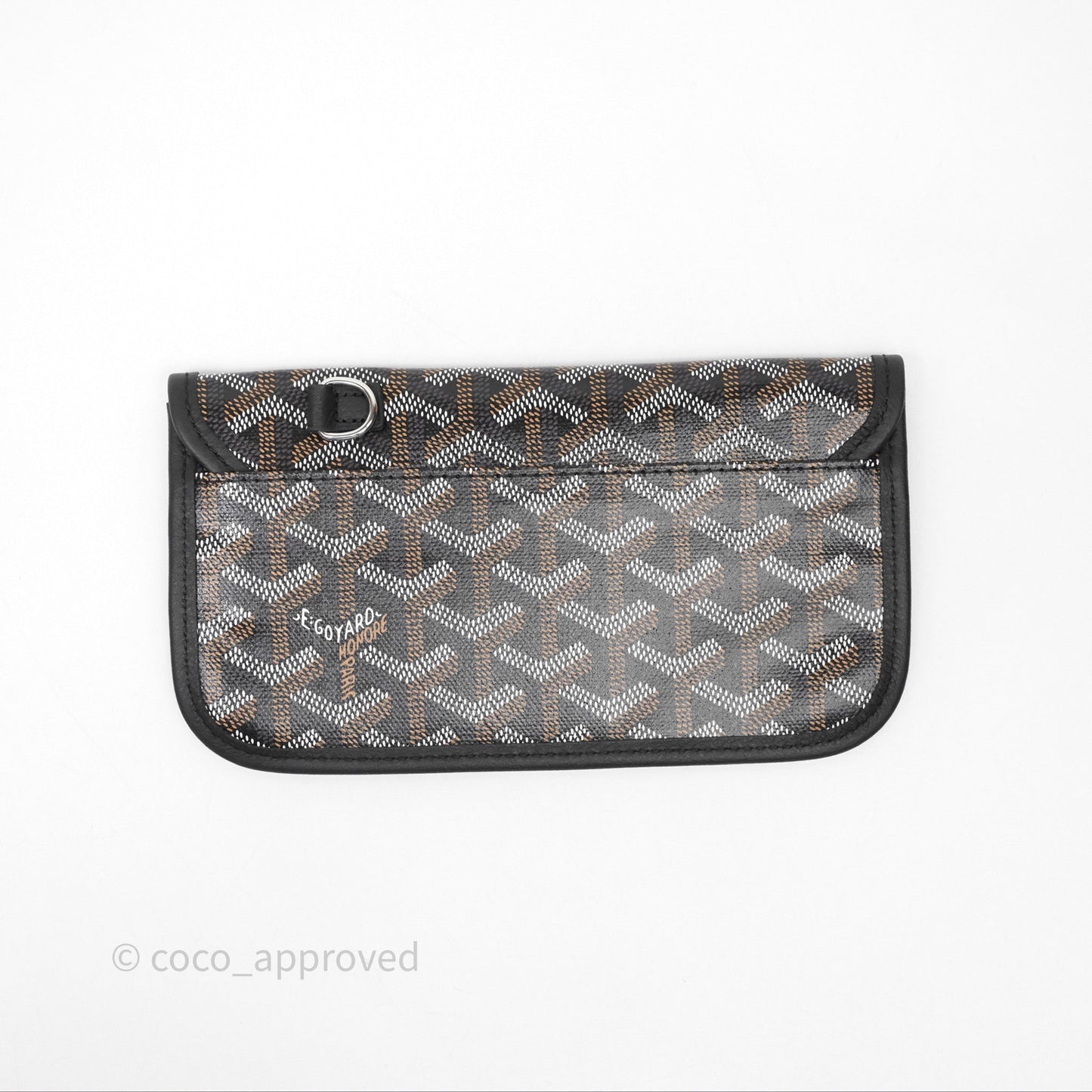 Goyard Bohème Hobo Bag Black Goyardine Canvas