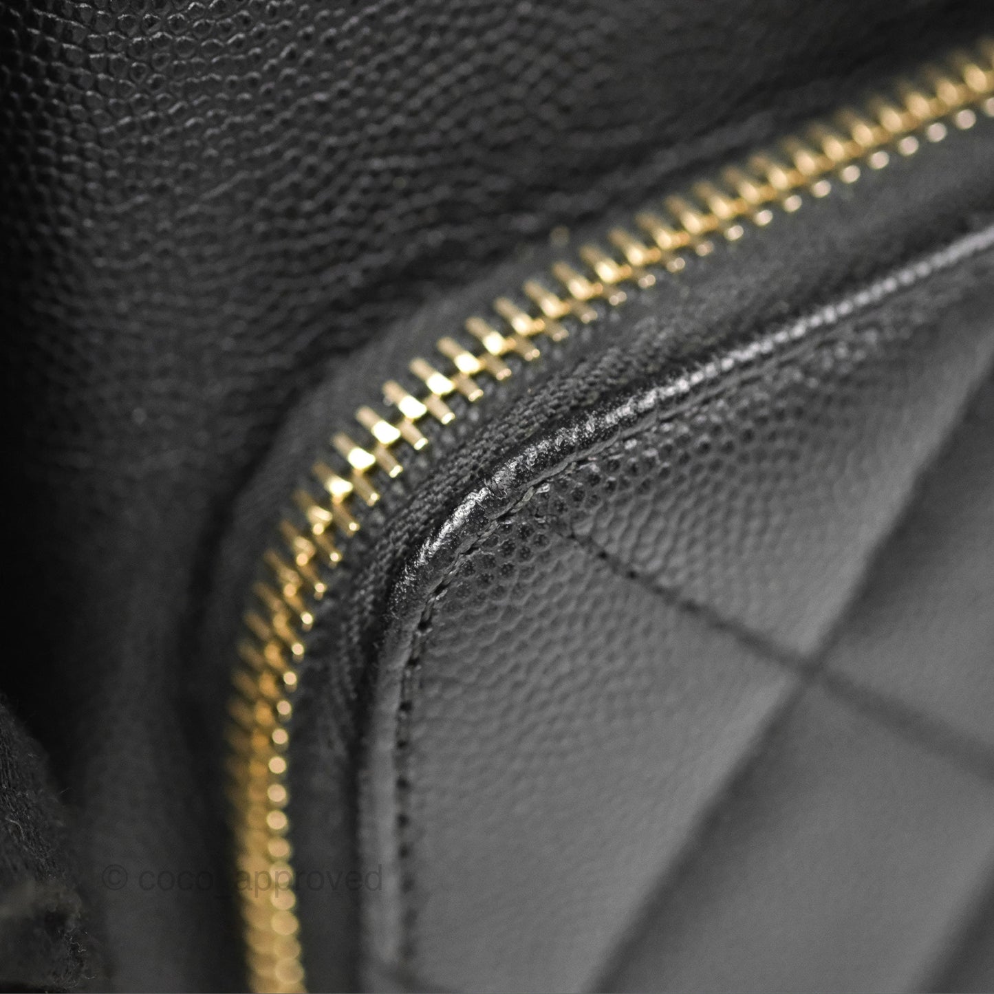 Chanel Quilted Business Affinity Backpack Black Caviar Gold Hardware