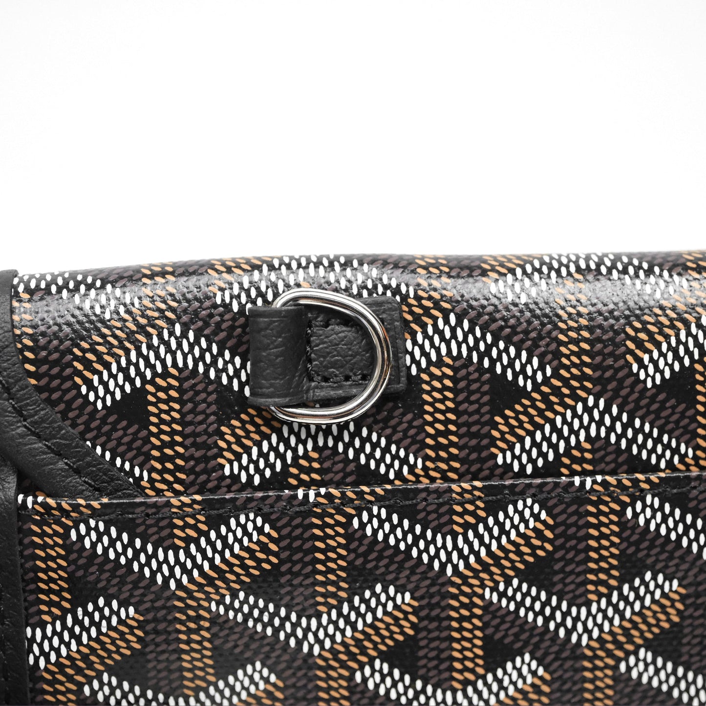 Goyard Bohème Hobo Bag Black Goyardine Canvas