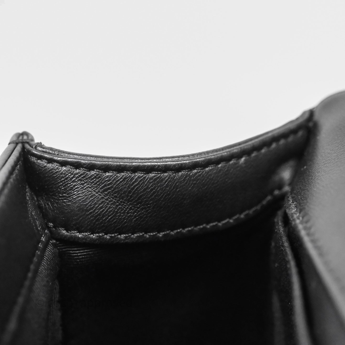 Chanel Medium Boy Quilted Black Lambskin Aged Gold Hardware