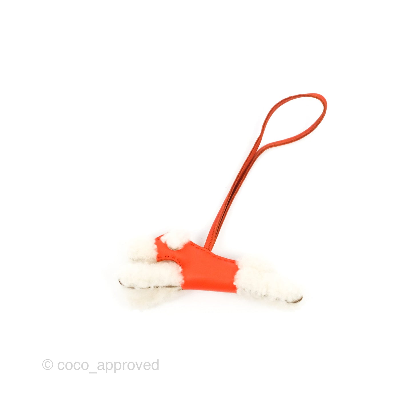 Hermès Fox Terrier Budy Charm Orange