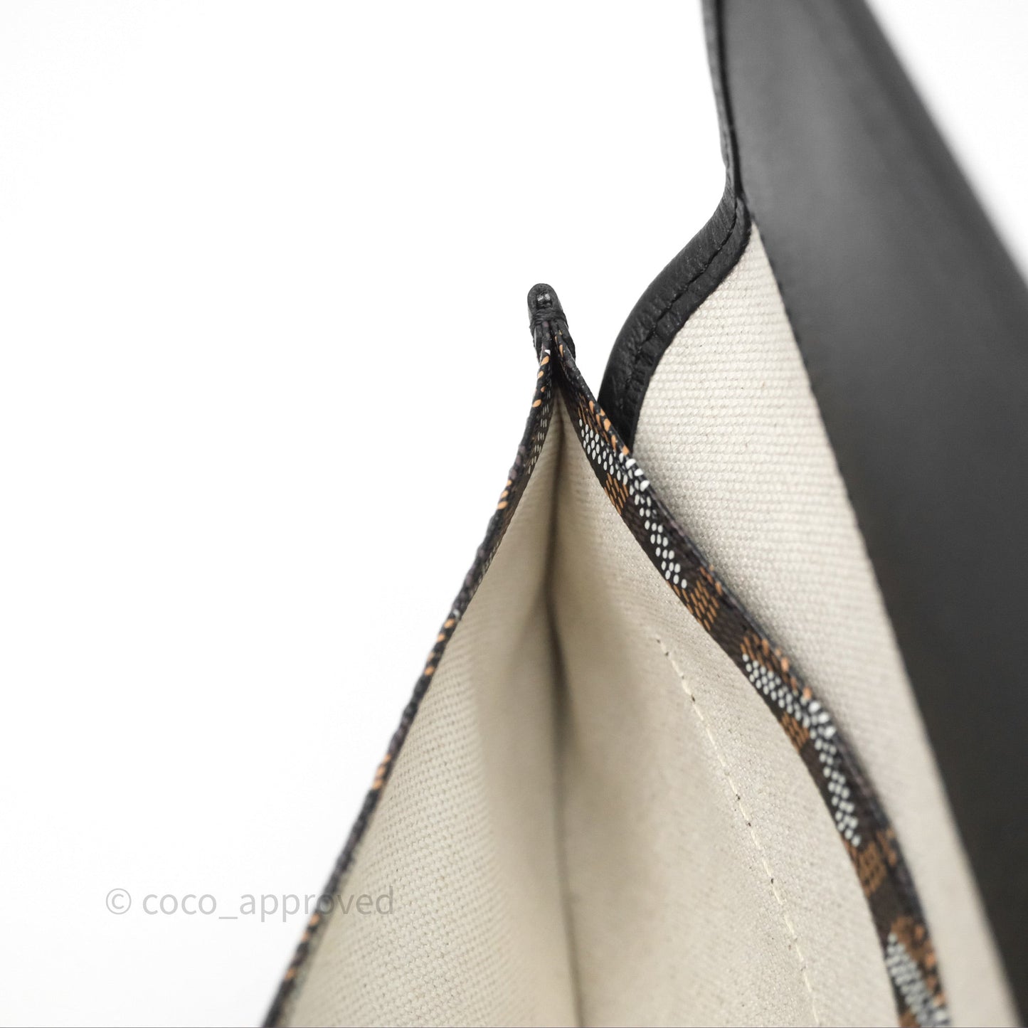Goyard Bohème Hobo Bag Black Goyardine Canvas