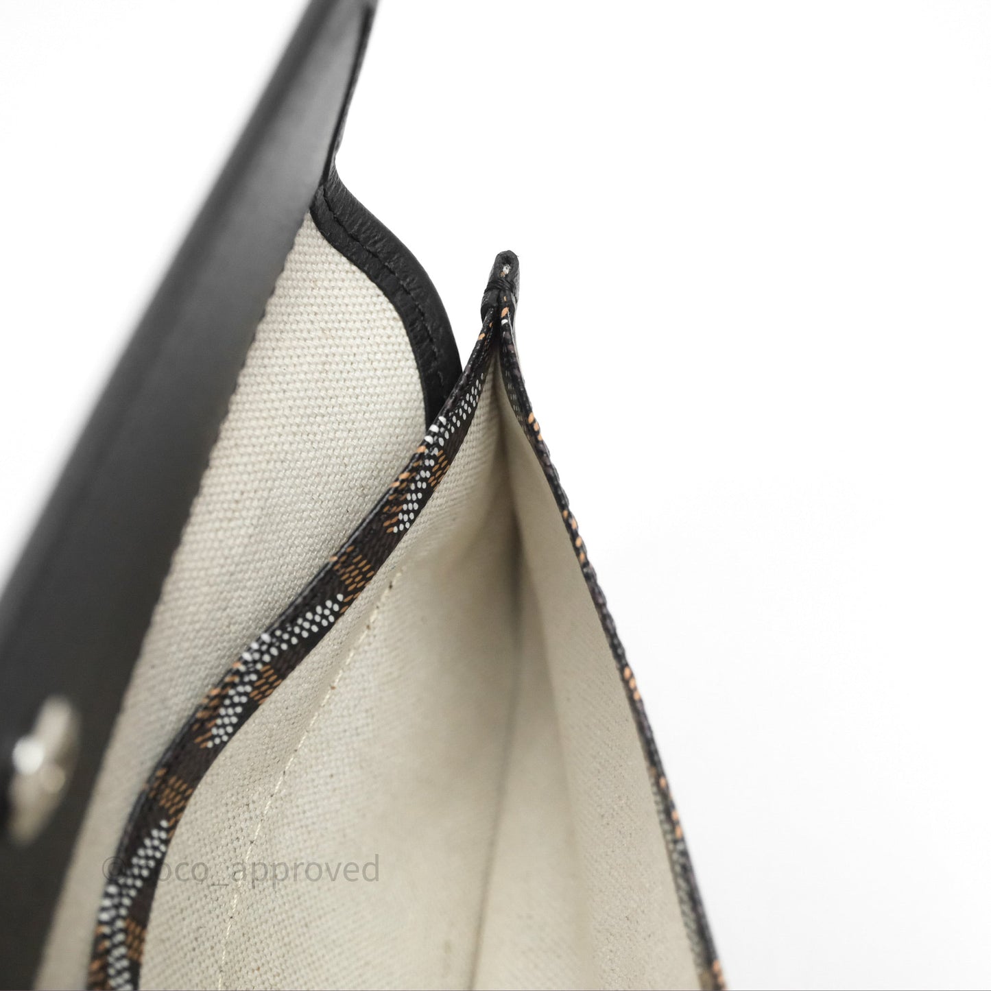 Goyard Bohème Hobo Bag Black Goyardine Canvas