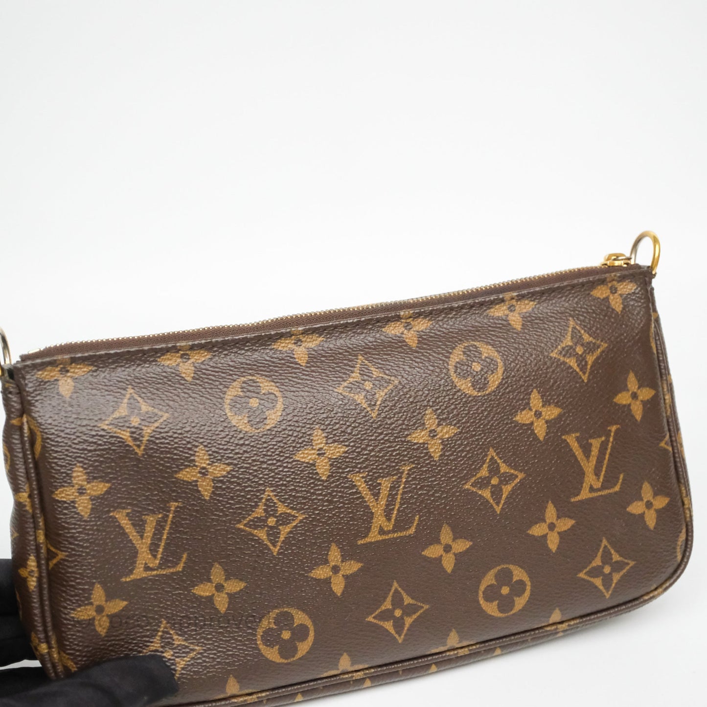 Louis Vuitton Multi Pochette Accessories Khaki Monogram Canvas