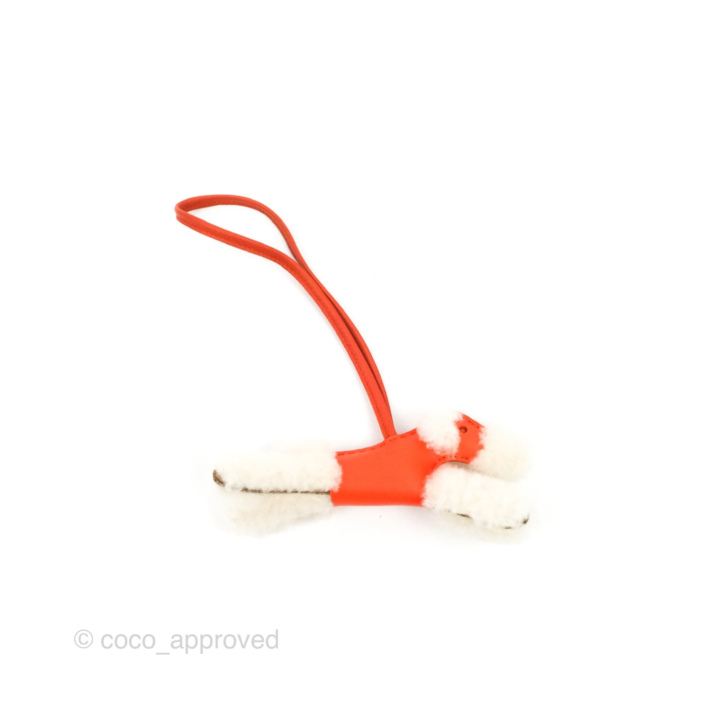 Hermès Fox Terrier Budy Charm Orange