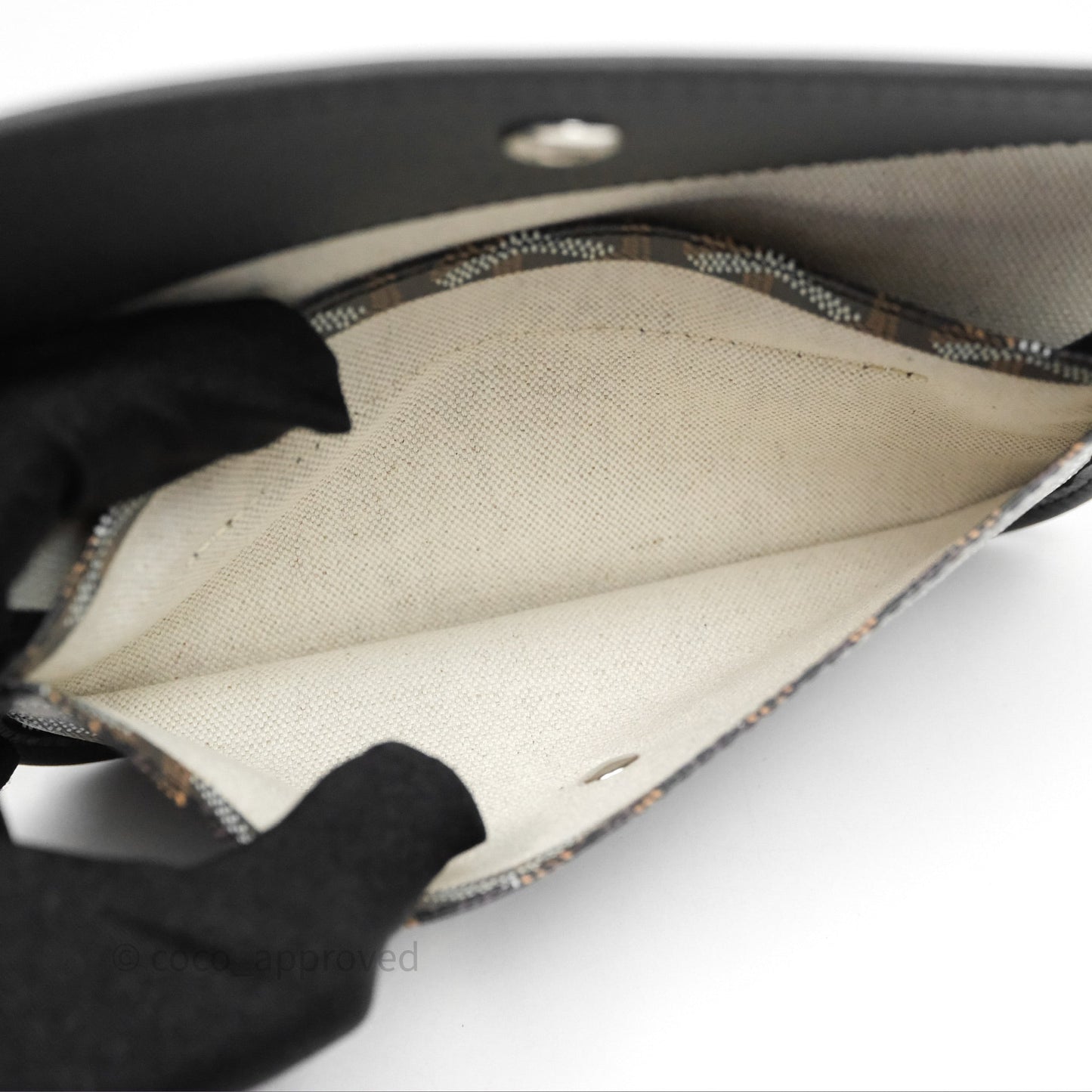 Goyard Bohème Hobo Bag Black Goyardine Canvas
