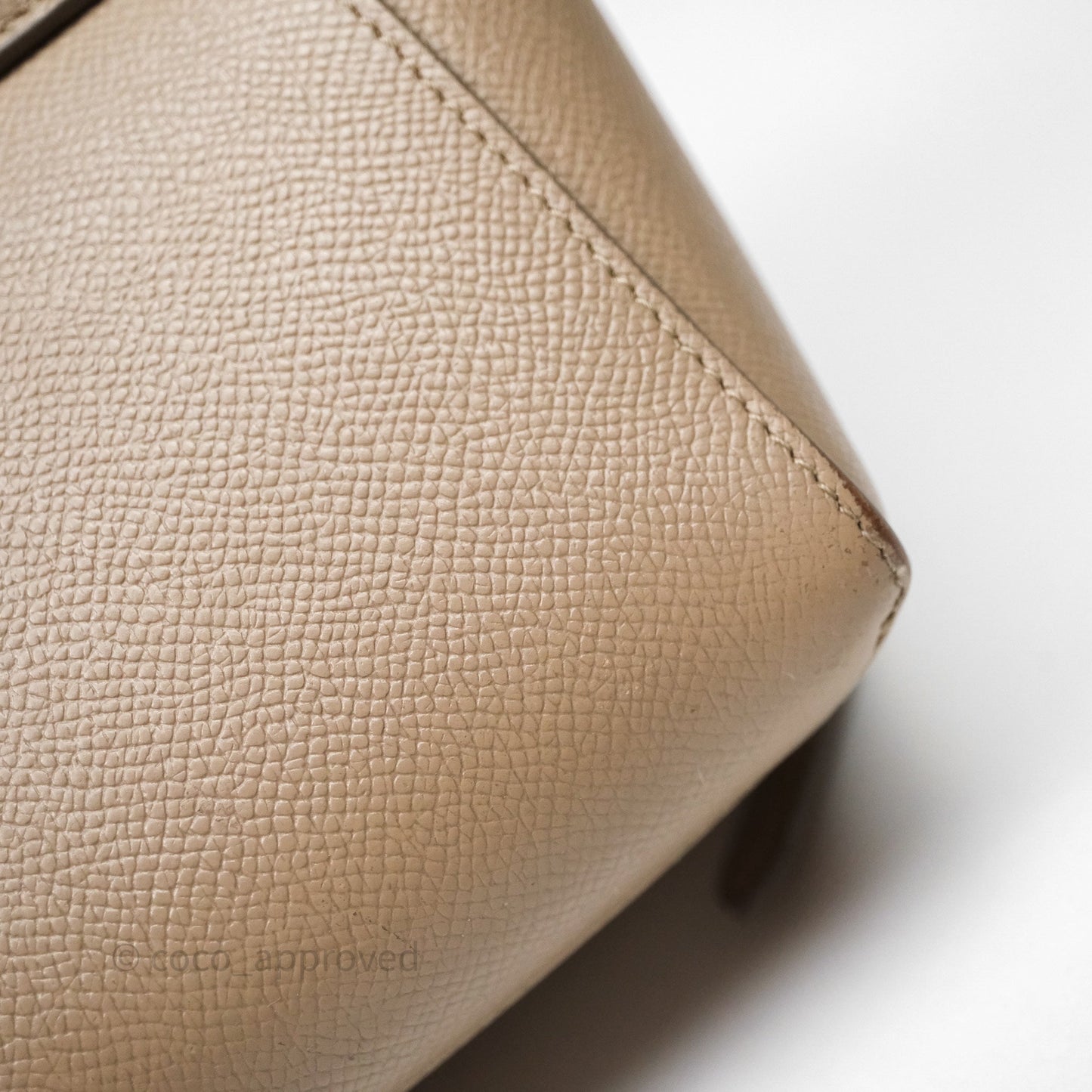 Celine Pico Belt Bag Beige Grained Calfskin Gold Hardware