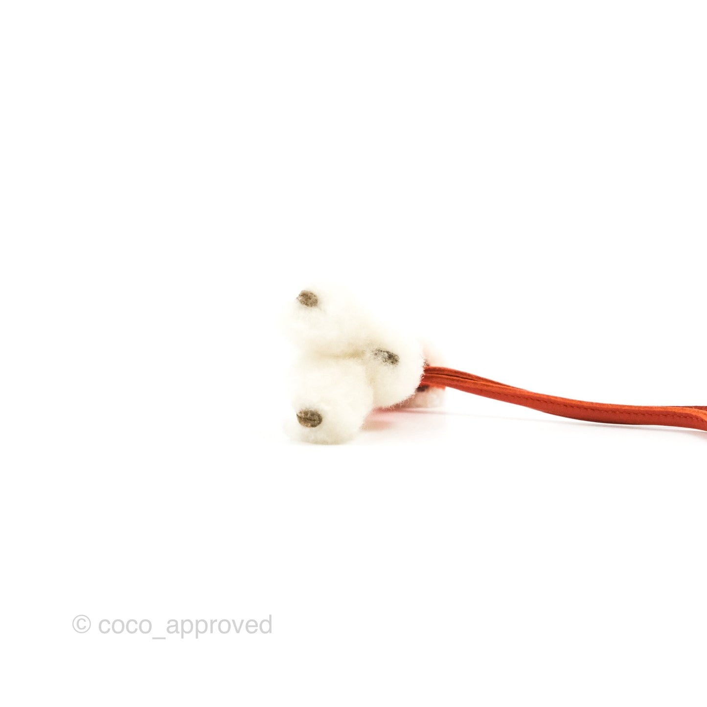 Hermès Fox Terrier Budy Charm Orange