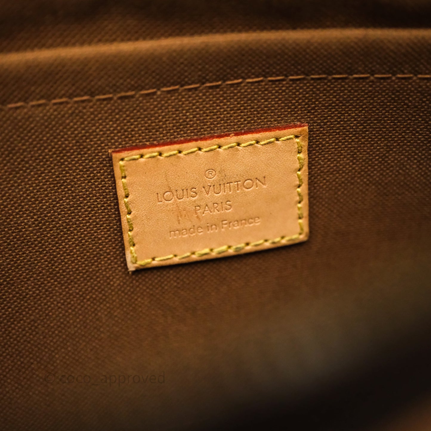 Louis Vuitton Multi Pochette Accessories Khaki Monogram Canvas