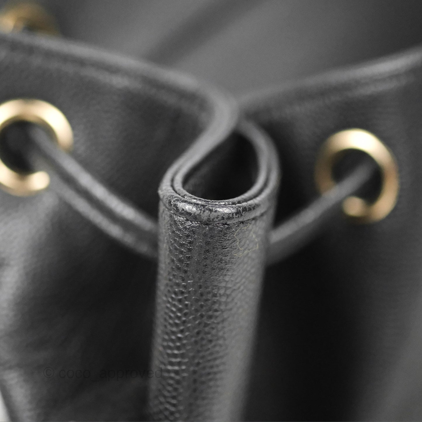 Chanel Quilted Business Affinity Backpack Black Caviar Gold Hardware