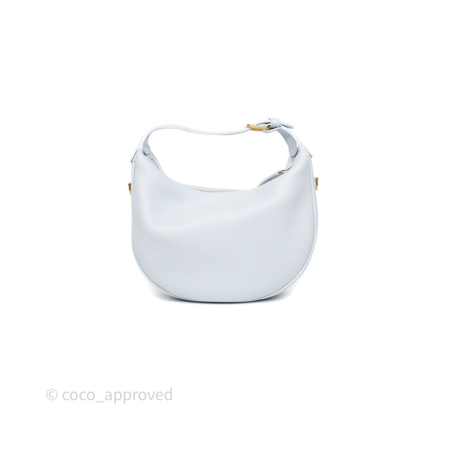 Celine Teen Celine Lulu in Grained Calfskin Glacier Light Blue