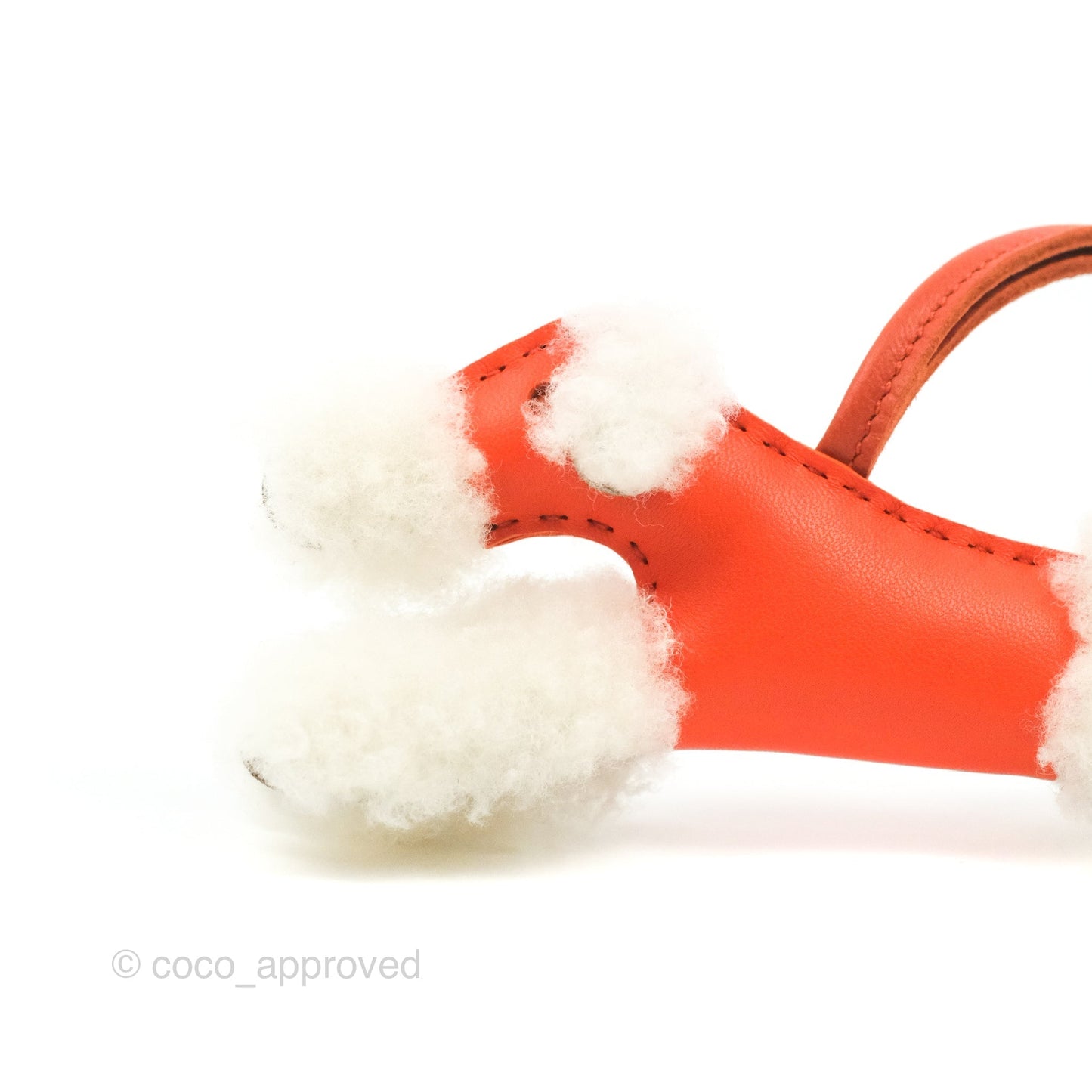 Hermès Fox Terrier Budy Charm Orange