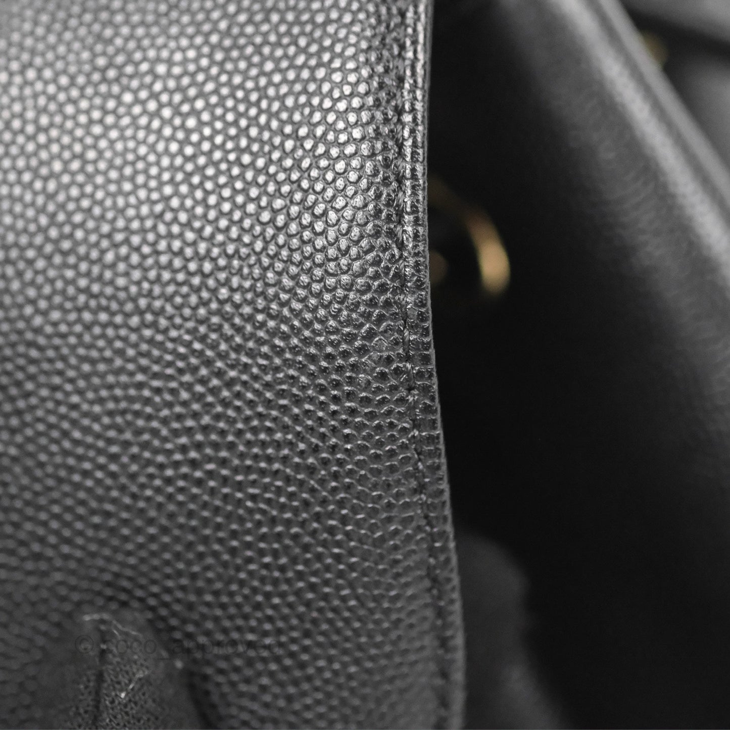 Chanel Quilted Business Affinity Backpack Black Caviar Gold Hardware