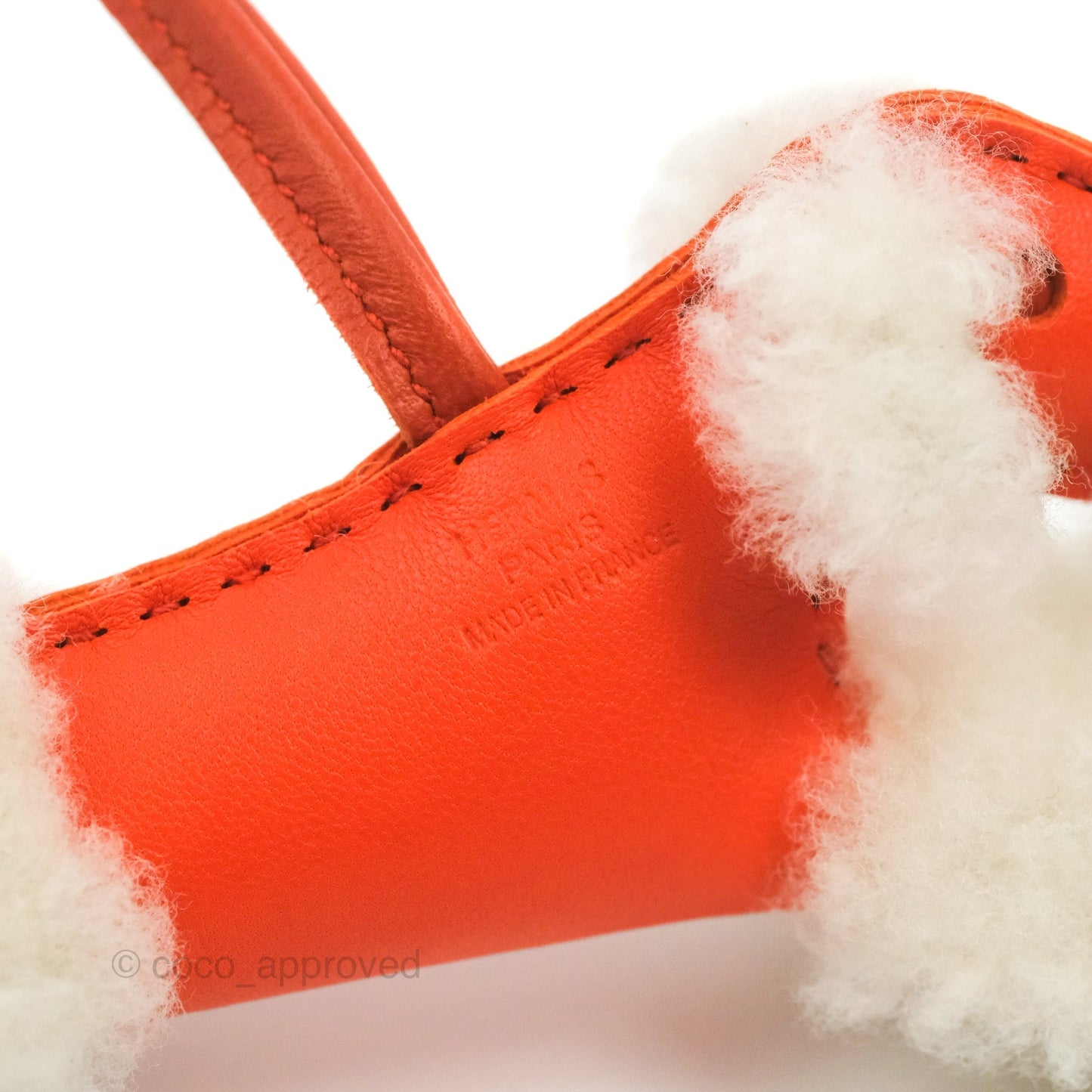 Hermès Fox Terrier Budy Charm Orange