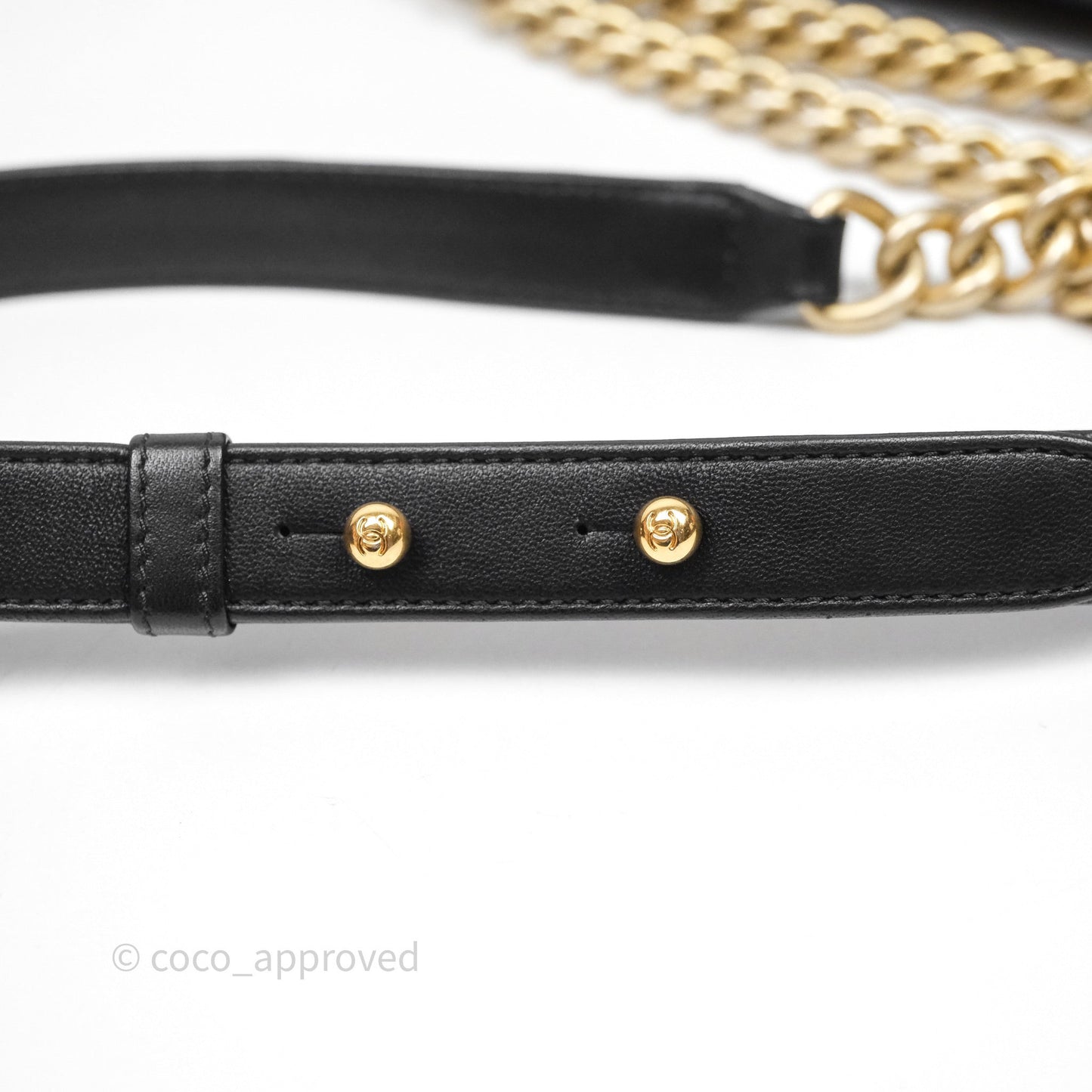 Chanel Medium Boy Quilted Black Lambskin Aged Gold Hardware