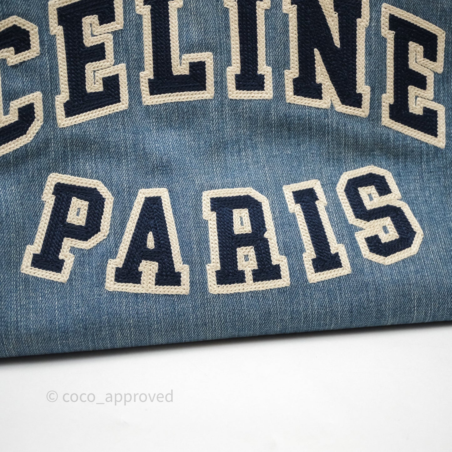 Celine Denim Tote Bag