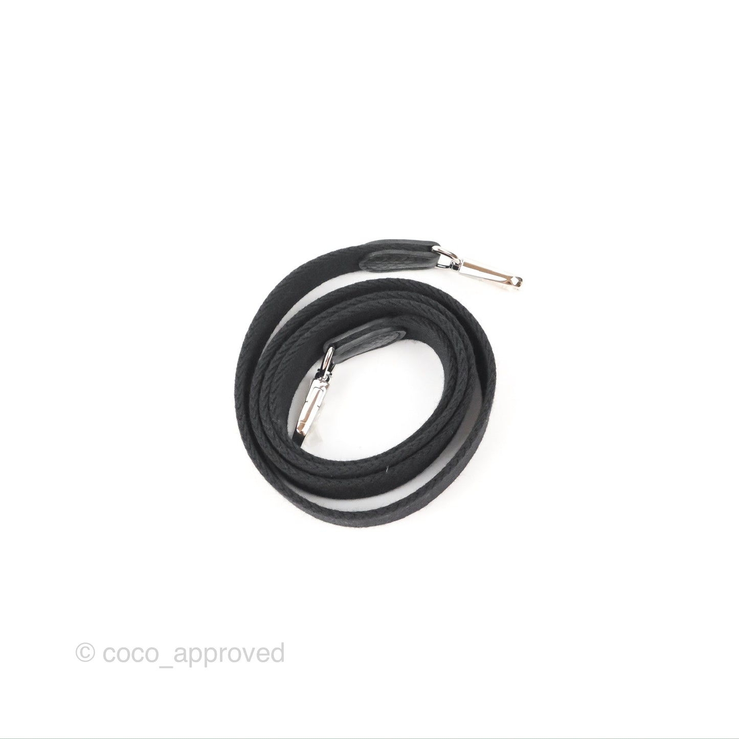 Hermès Mini Evelyne 16 Black Clemence Palladium Hardware With Twilly