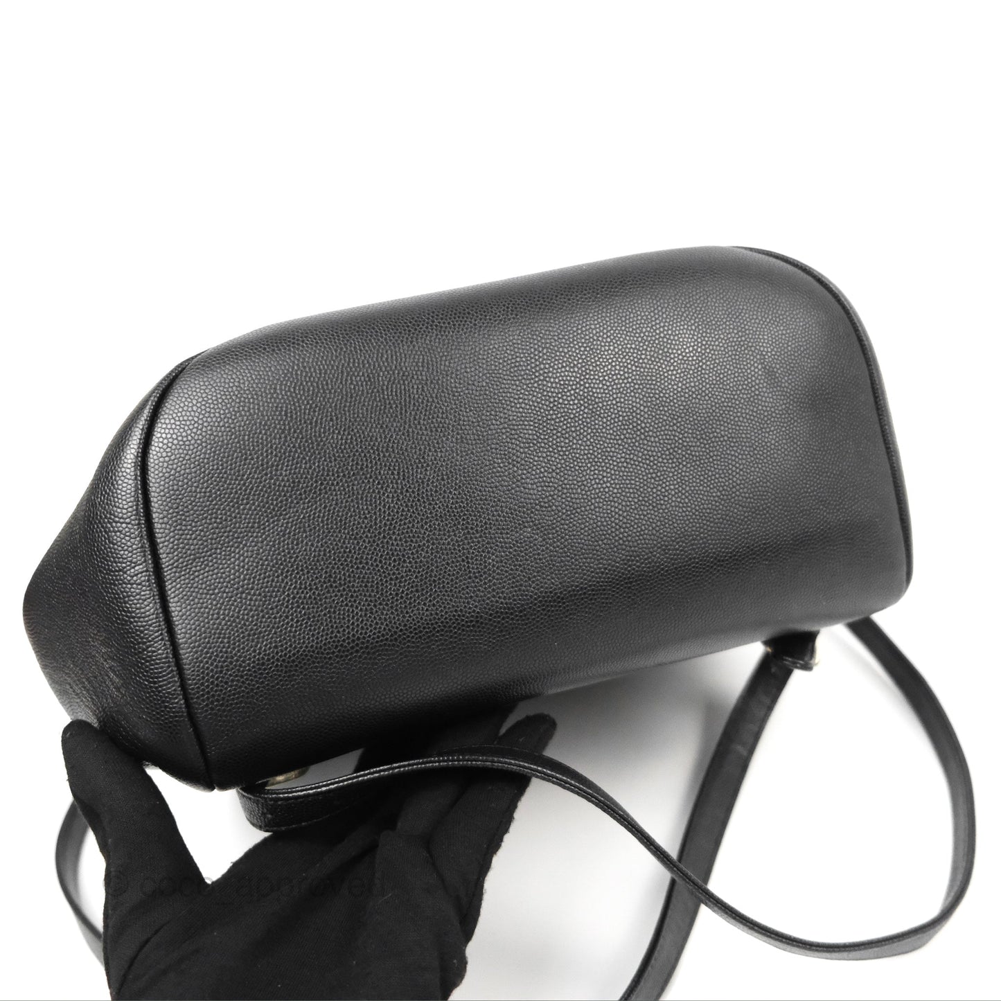 Chanel Quilted Business Affinity Backpack Black Caviar Gold Hardware