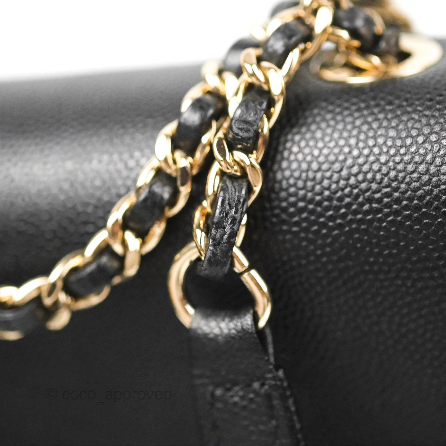 Chanel Quilted Business Affinity Backpack Black Caviar Gold Hardware