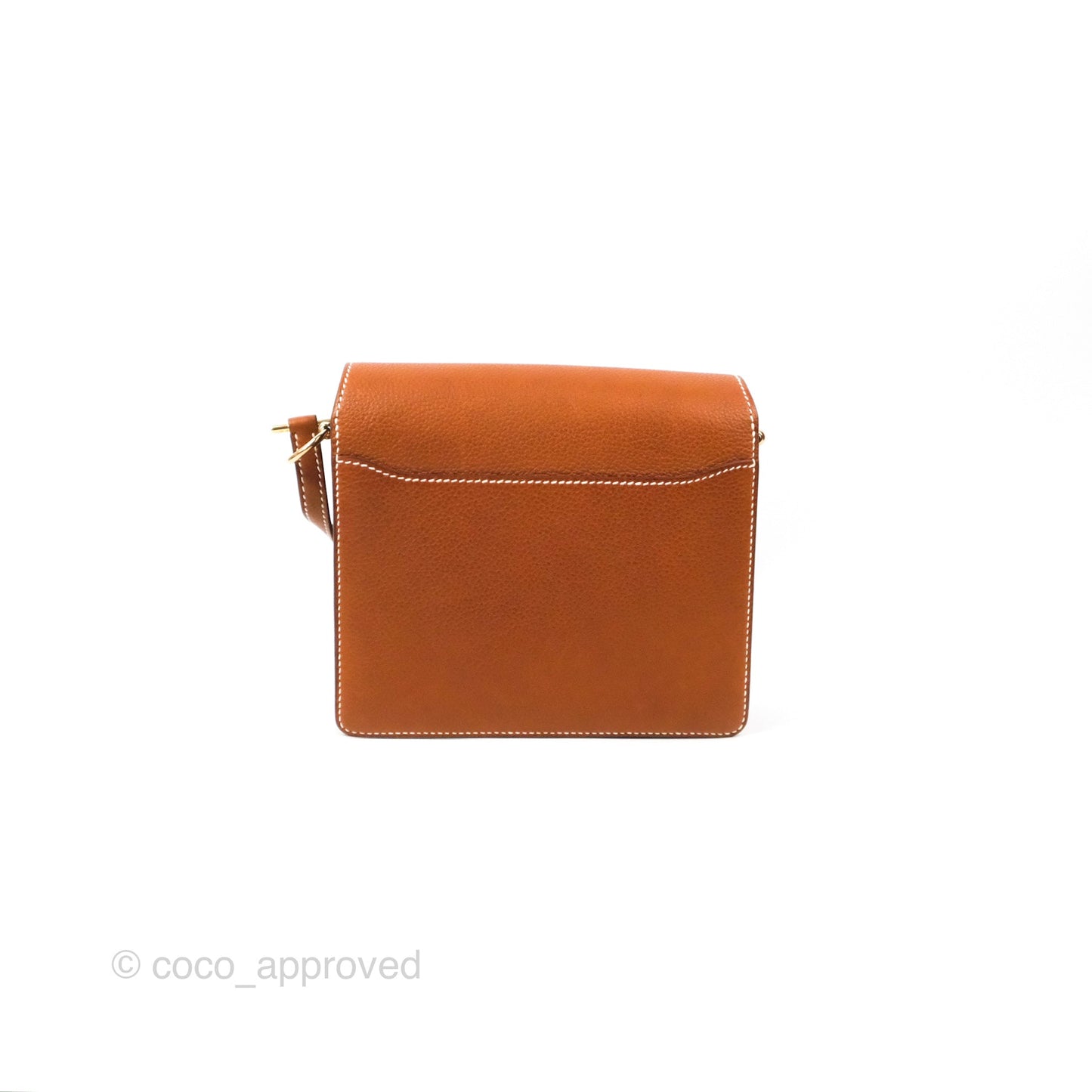 Hermès Roulis Mini 18 Gold Fauve Barenia Gold Hardware