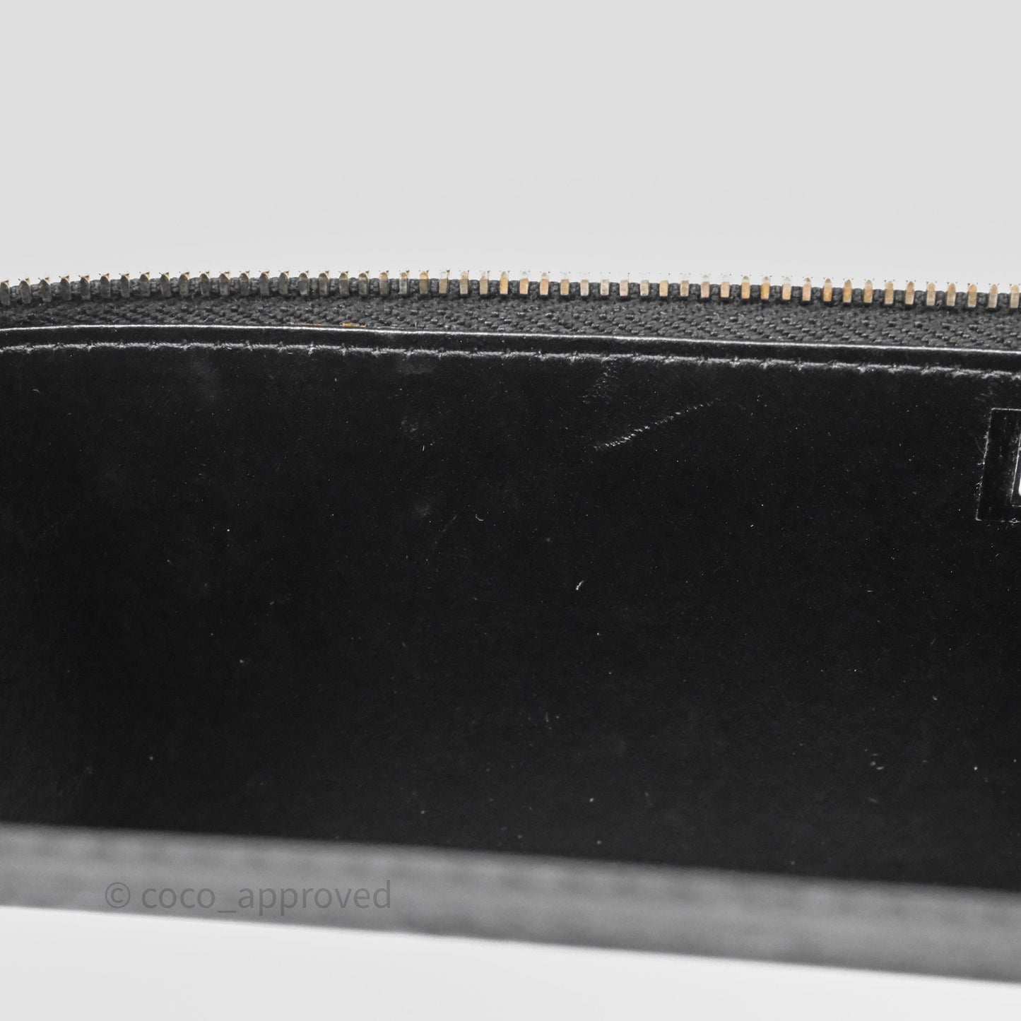 Chanel Vanity Rectangular Metal Top Handle Black Lambskin Aged Gold Hardware