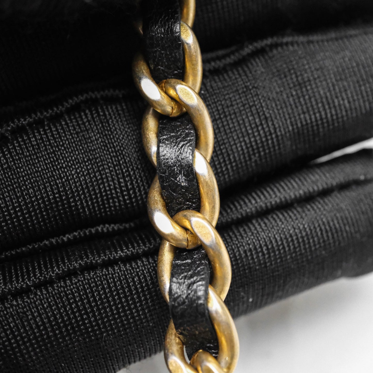 Chanel Vanity Rectangular Metal Top Handle Black Lambskin Aged Gold Hardware
