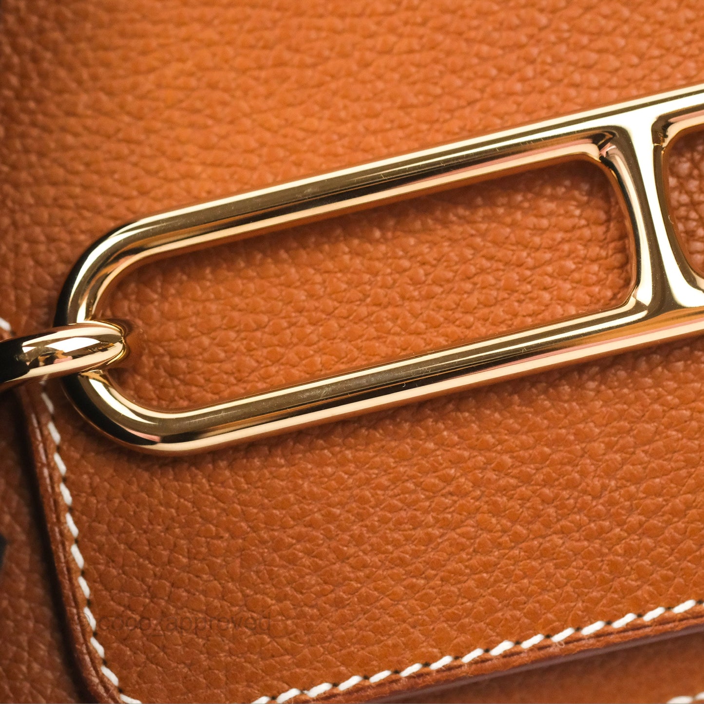 Hermès Roulis Mini 18 Gold Fauve Barenia Gold Hardware