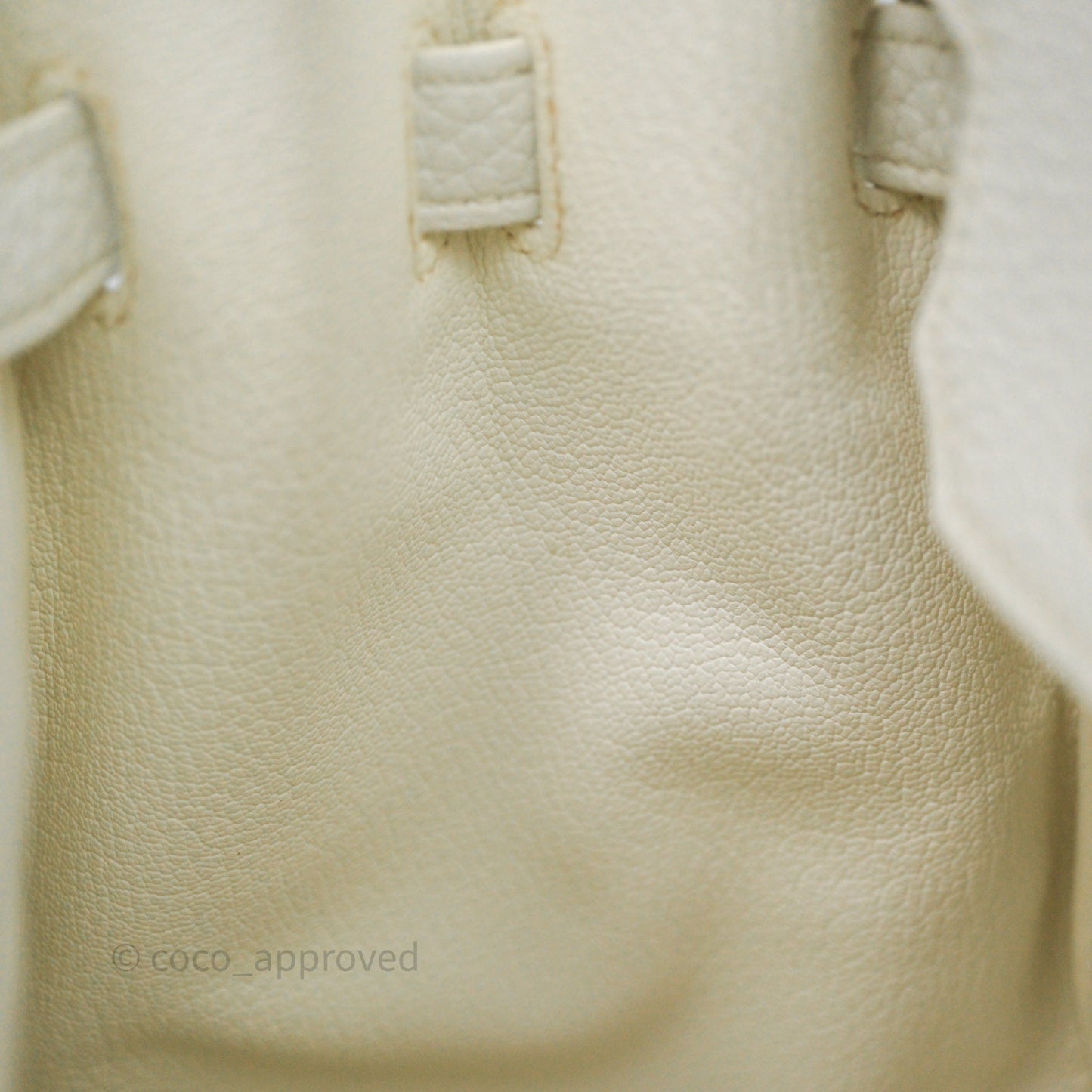 Hermès Birkin 30 Retourne Blanc 01 Clemence Gold Hardware