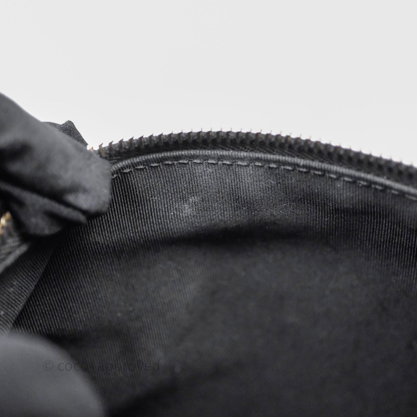Chanel Waist Bag Black Crumpled Glazed Lambskin Gold Hardware