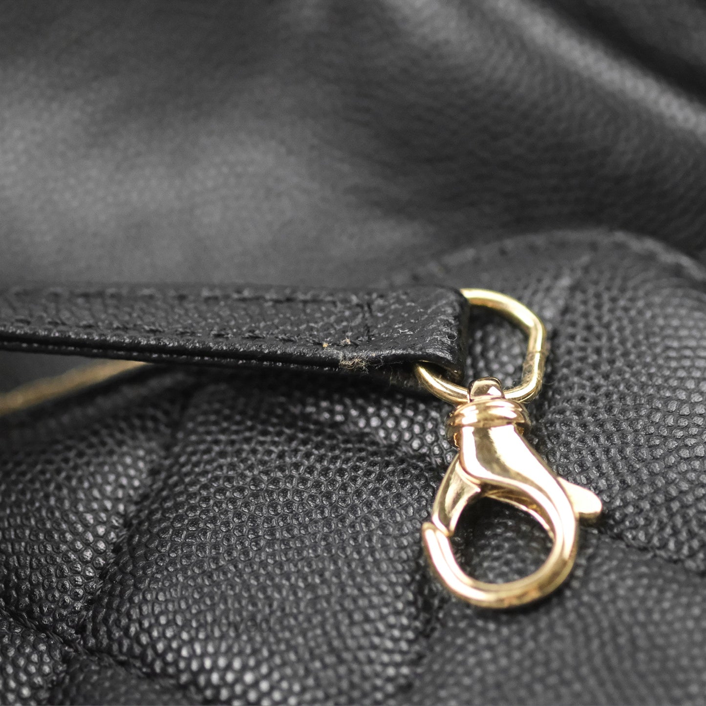 Chanel Quilted Business Affinity Backpack Black Caviar Gold Hardware