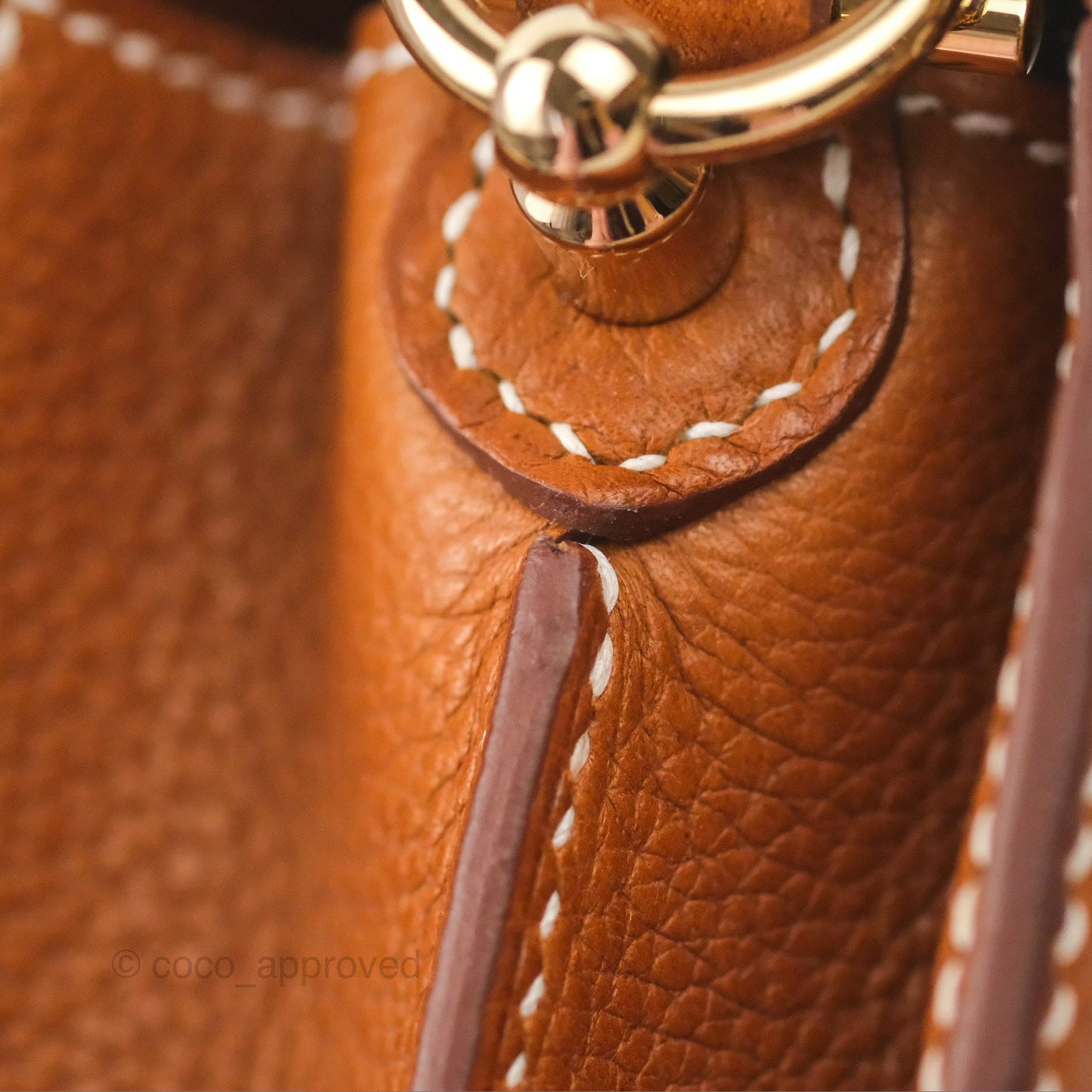 Hermès Roulis Mini 18 Gold Fauve Barenia Gold Hardware