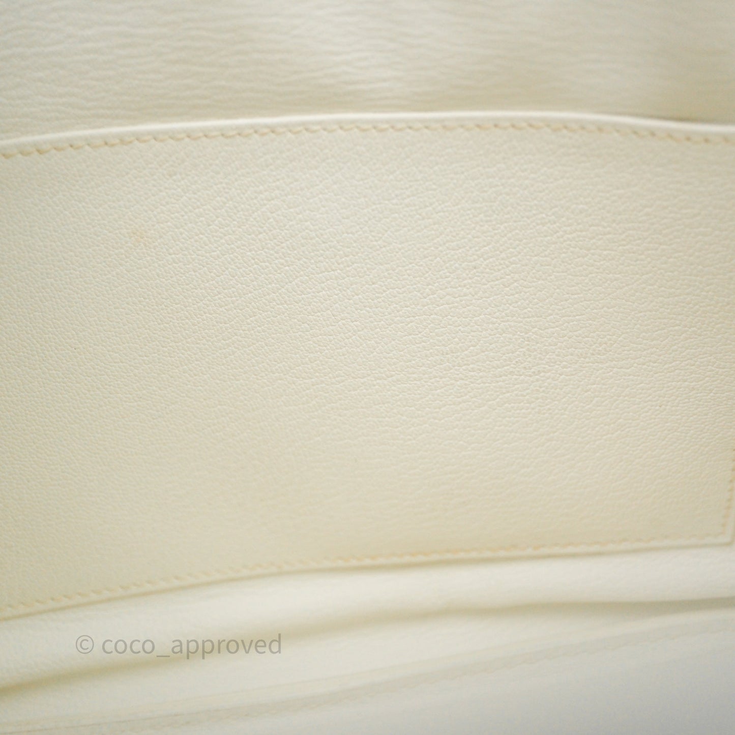 Hermès Birkin 30 Retourne Blanc 01 Clemence Gold Hardware