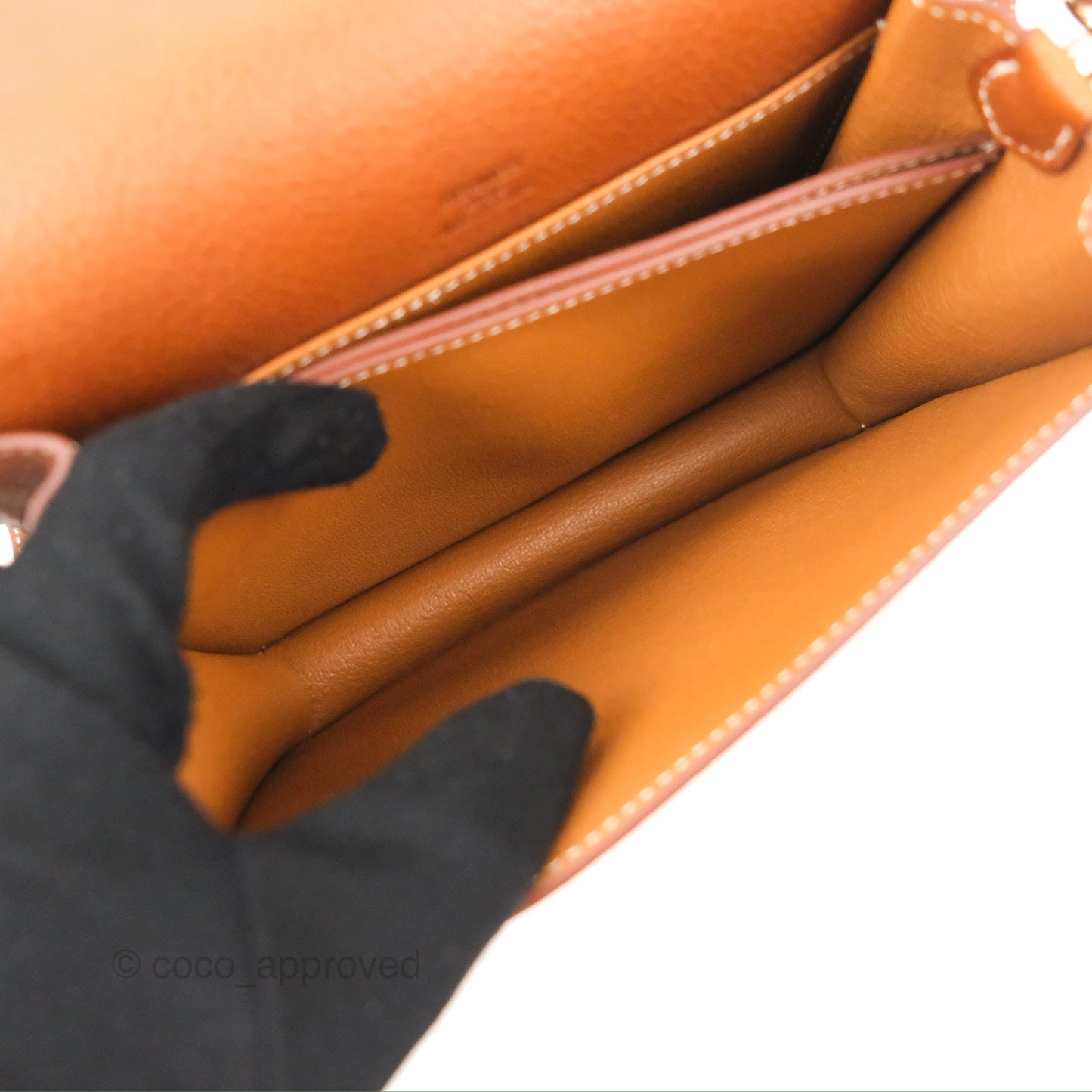Hermès Roulis Mini 18 Gold Fauve Barenia Gold Hardware