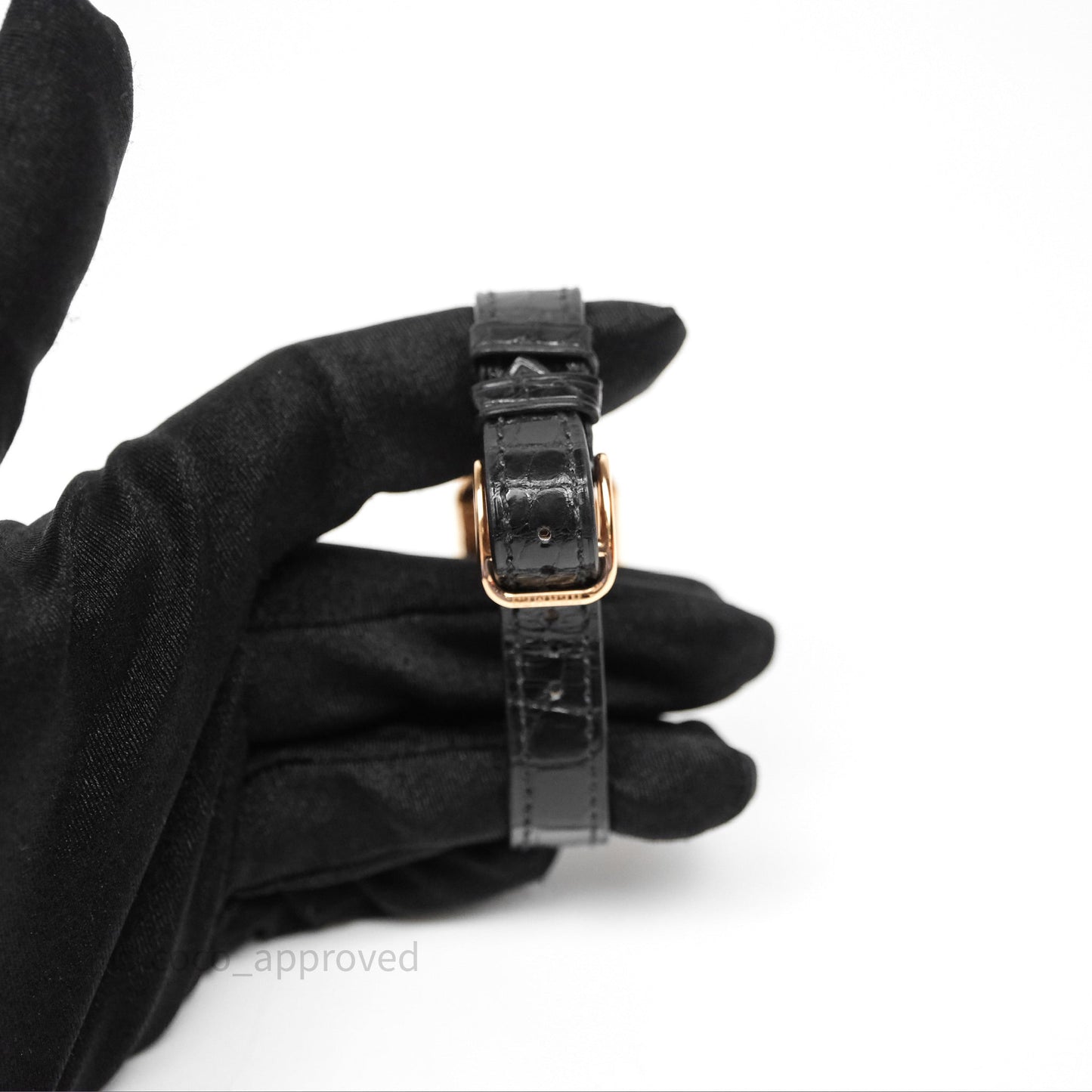 Hermès Cape Cod Watch Diamonds Black Noir 89 Rose Gold Hardware