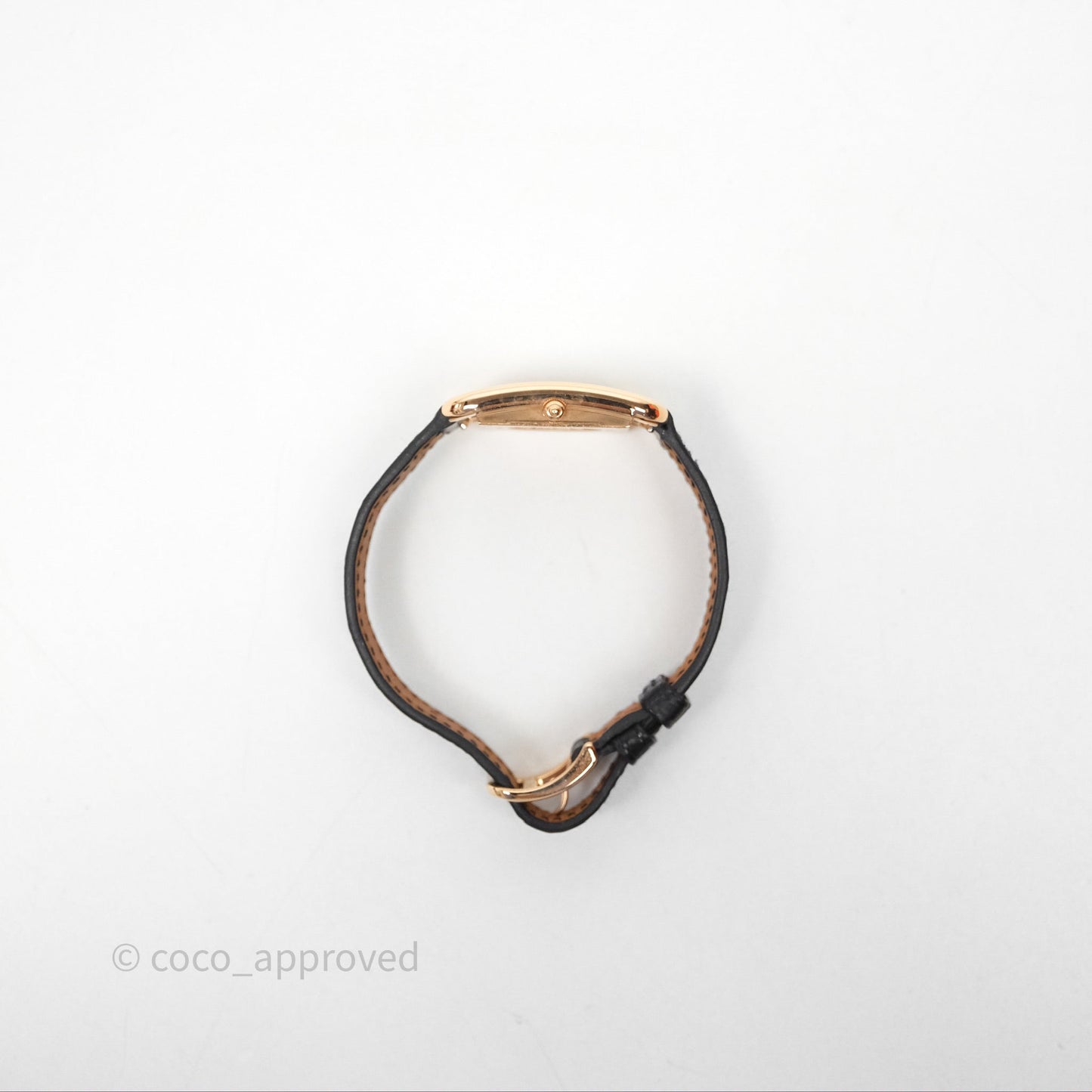 Hermès Cape Cod Watch Diamonds Black Noir 89 Rose Gold Hardware