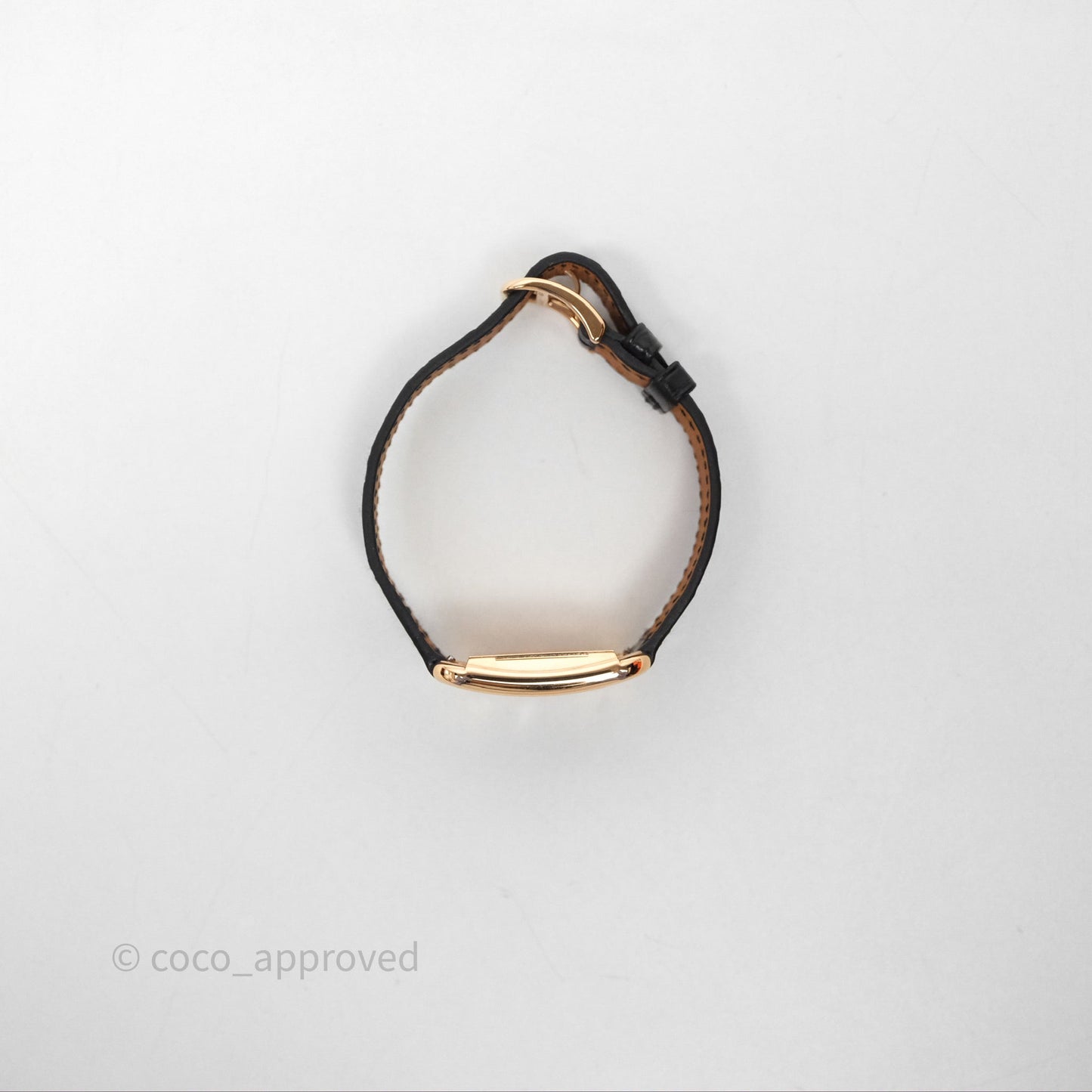Hermès Cape Cod Watch Diamonds Black Noir 89 Rose Gold Hardware