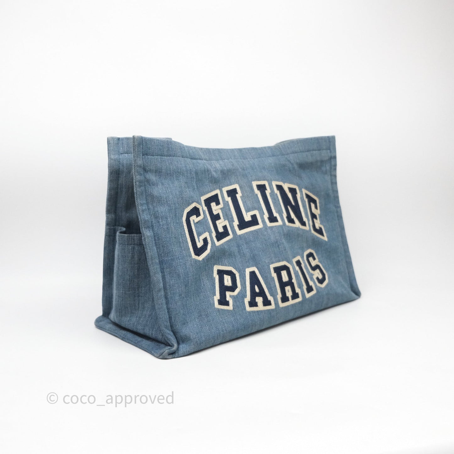 Celine Denim Tote Bag