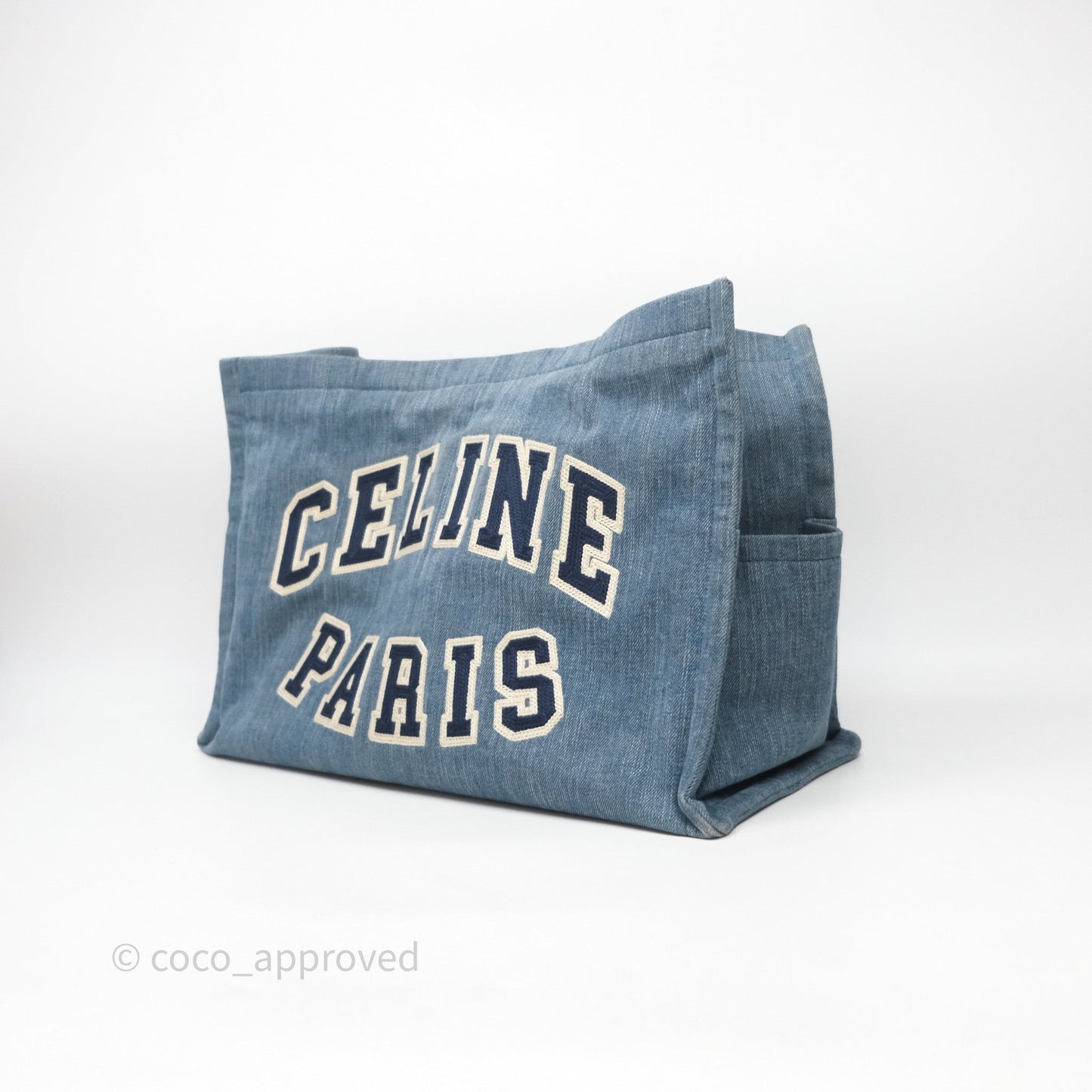 Celine Denim Tote Bag