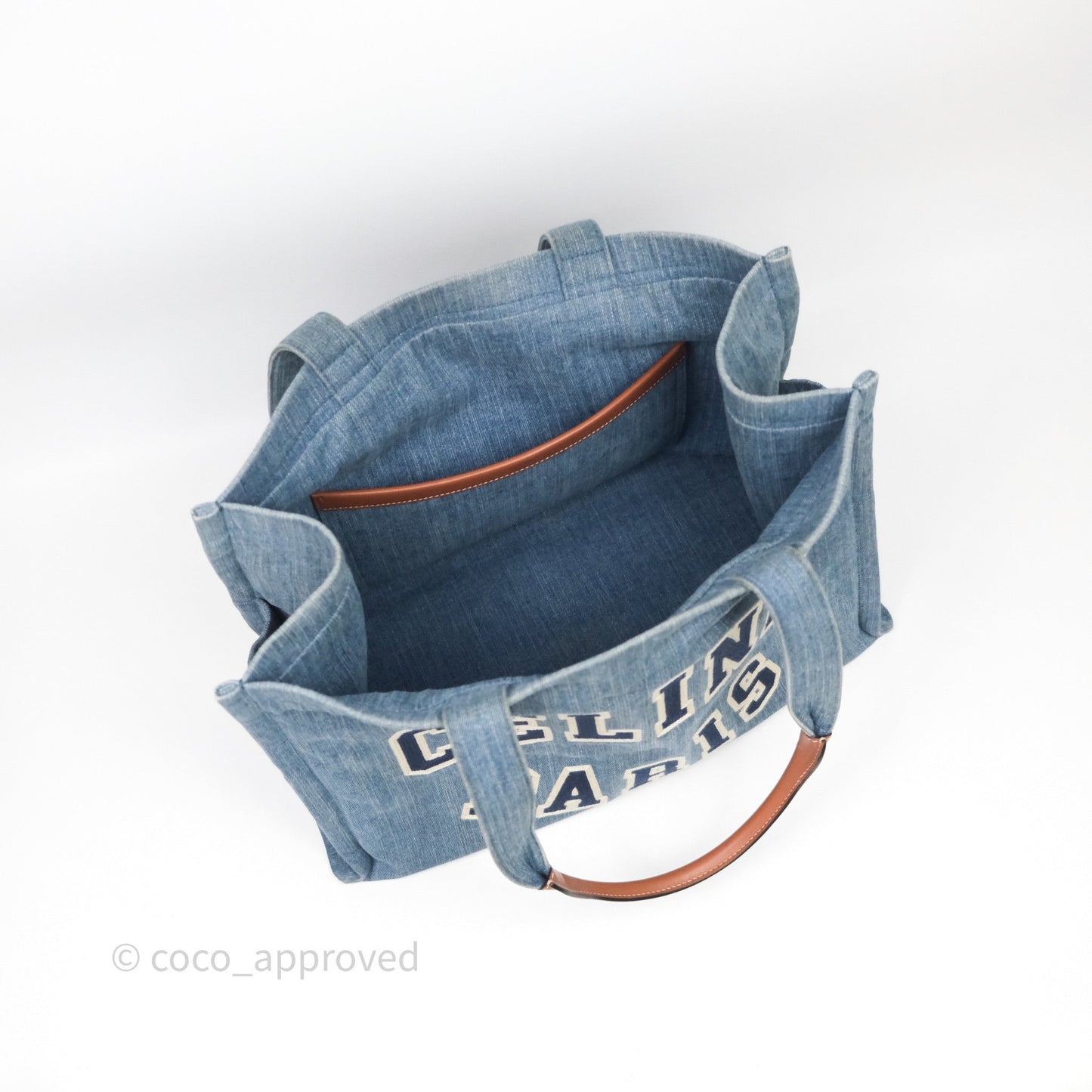 Celine Denim Tote Bag