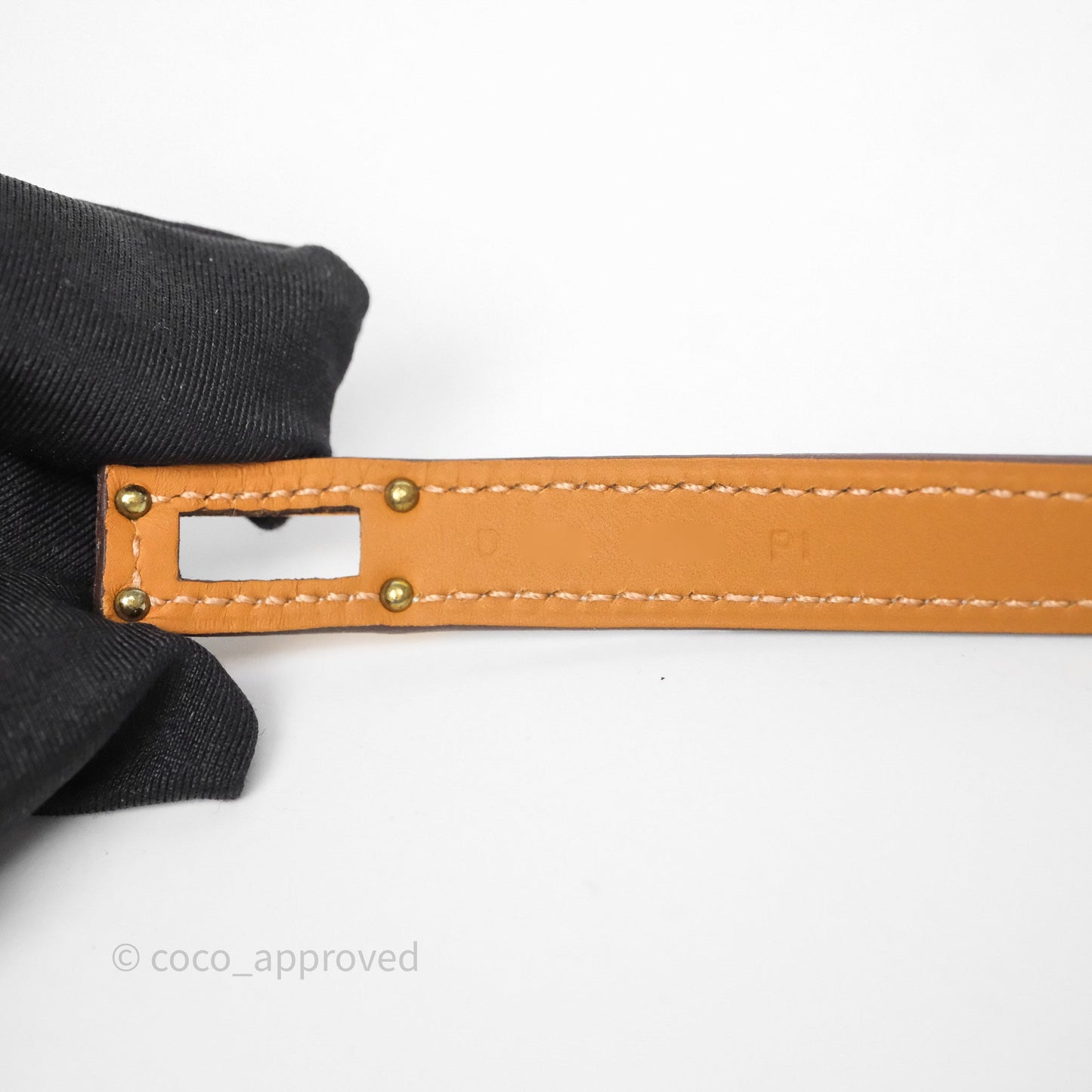 Hermès Kelly Double Tour Bracelet Etoupe Epsom Rose Gold Hardware