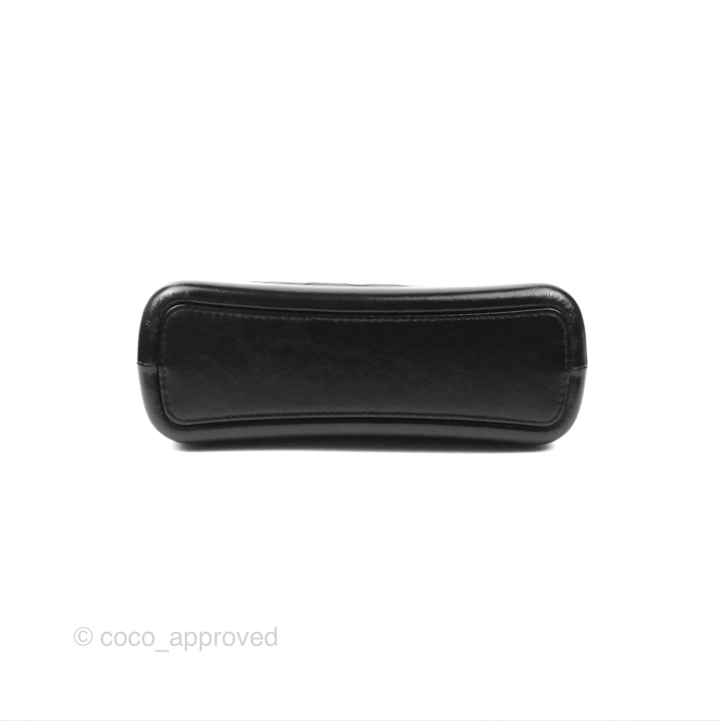 Chanel Large Gabrielle Hobo Black Aged Calfskin Mixed Hardware