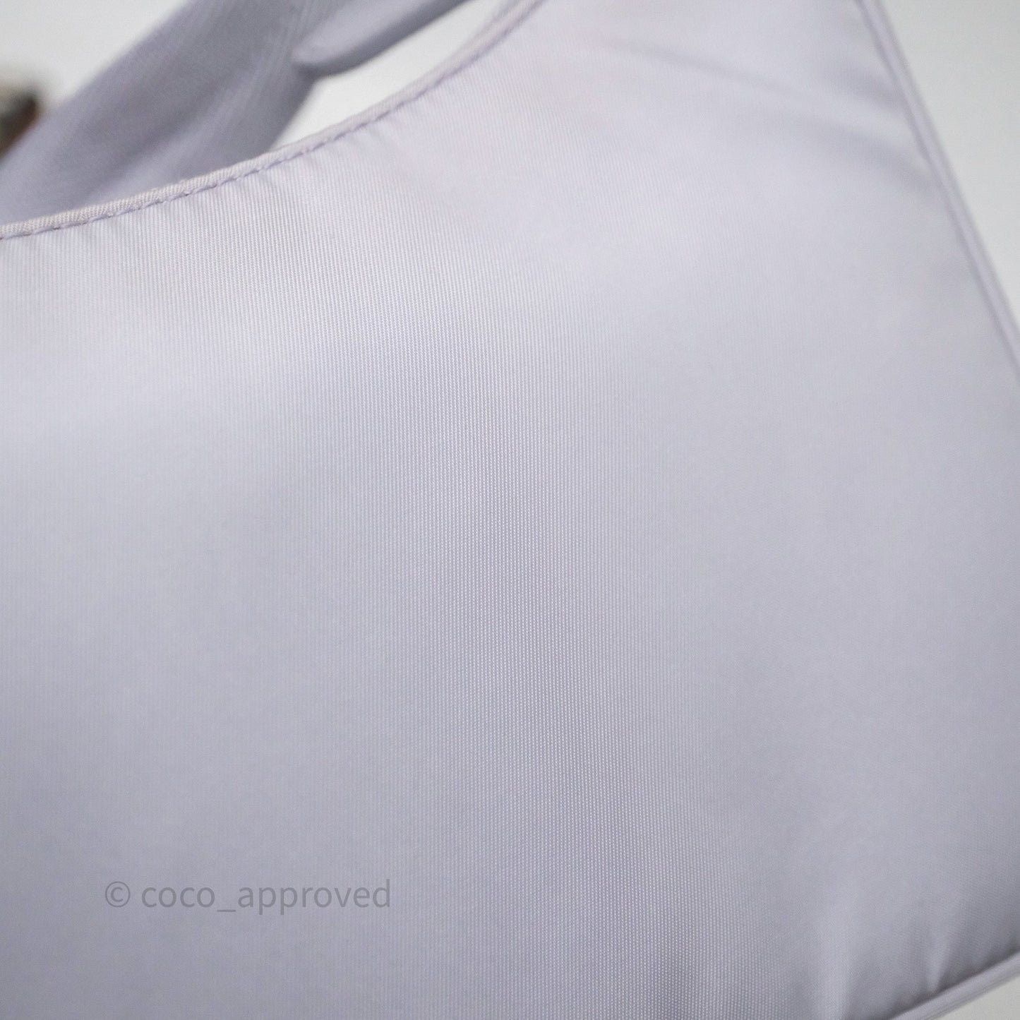 Prada Re-Edition 2000 Nylon Mini Bag Purple Silver Hardware