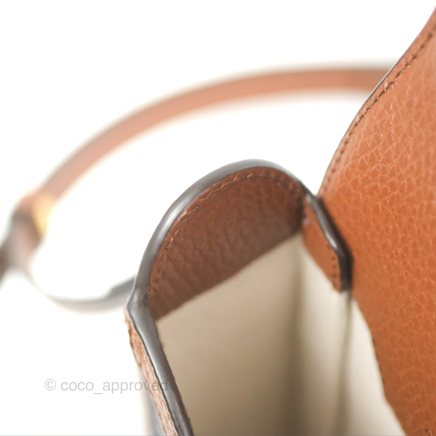 Gucci Horsebit 1955 Mini Bag GG Denim/ Brown Leather
